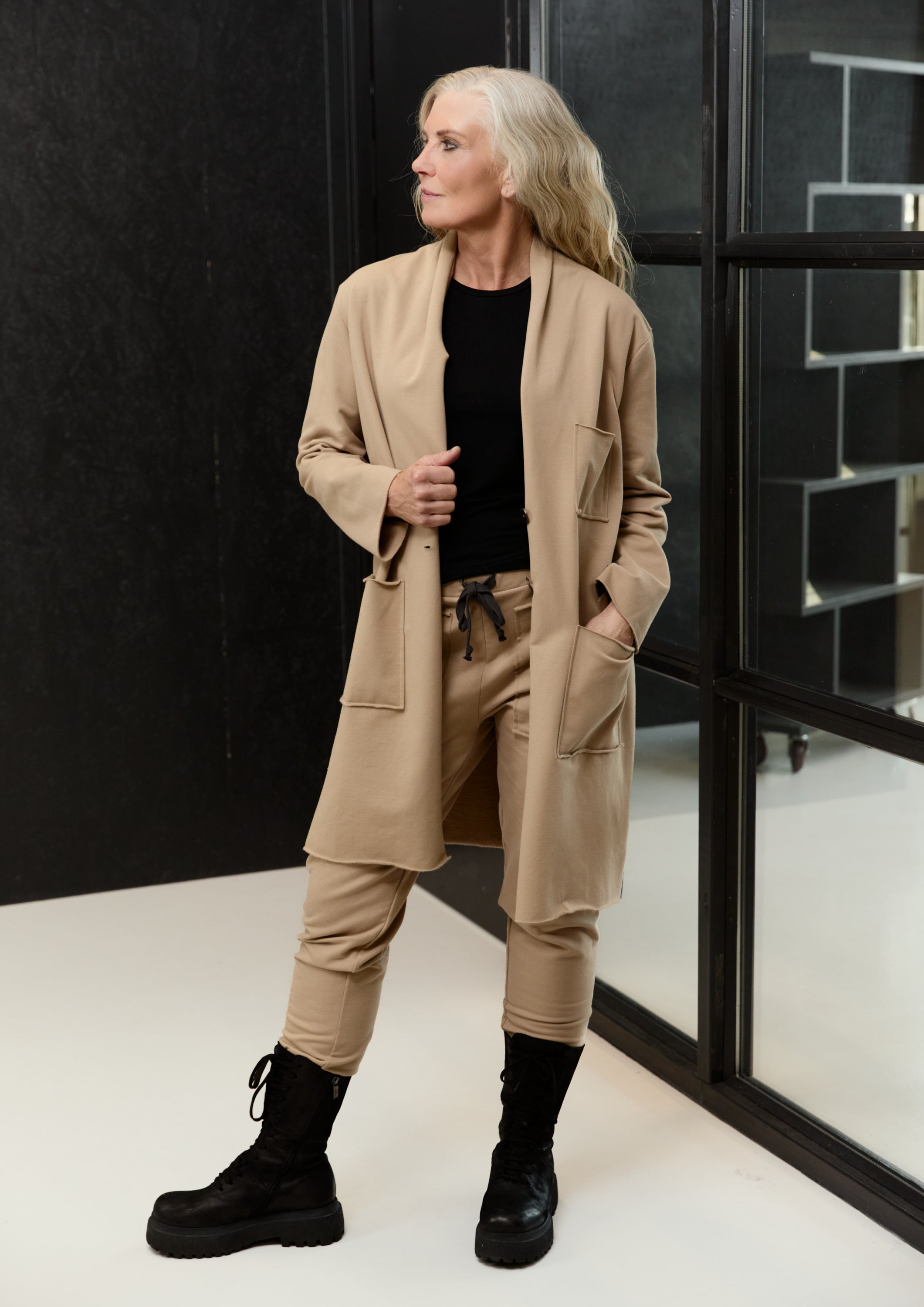 HENRIETTE STEFFENSEN COPENHAGEN OVERSIZE BLAZER - 77005 CARDIGANS CAMEL 815