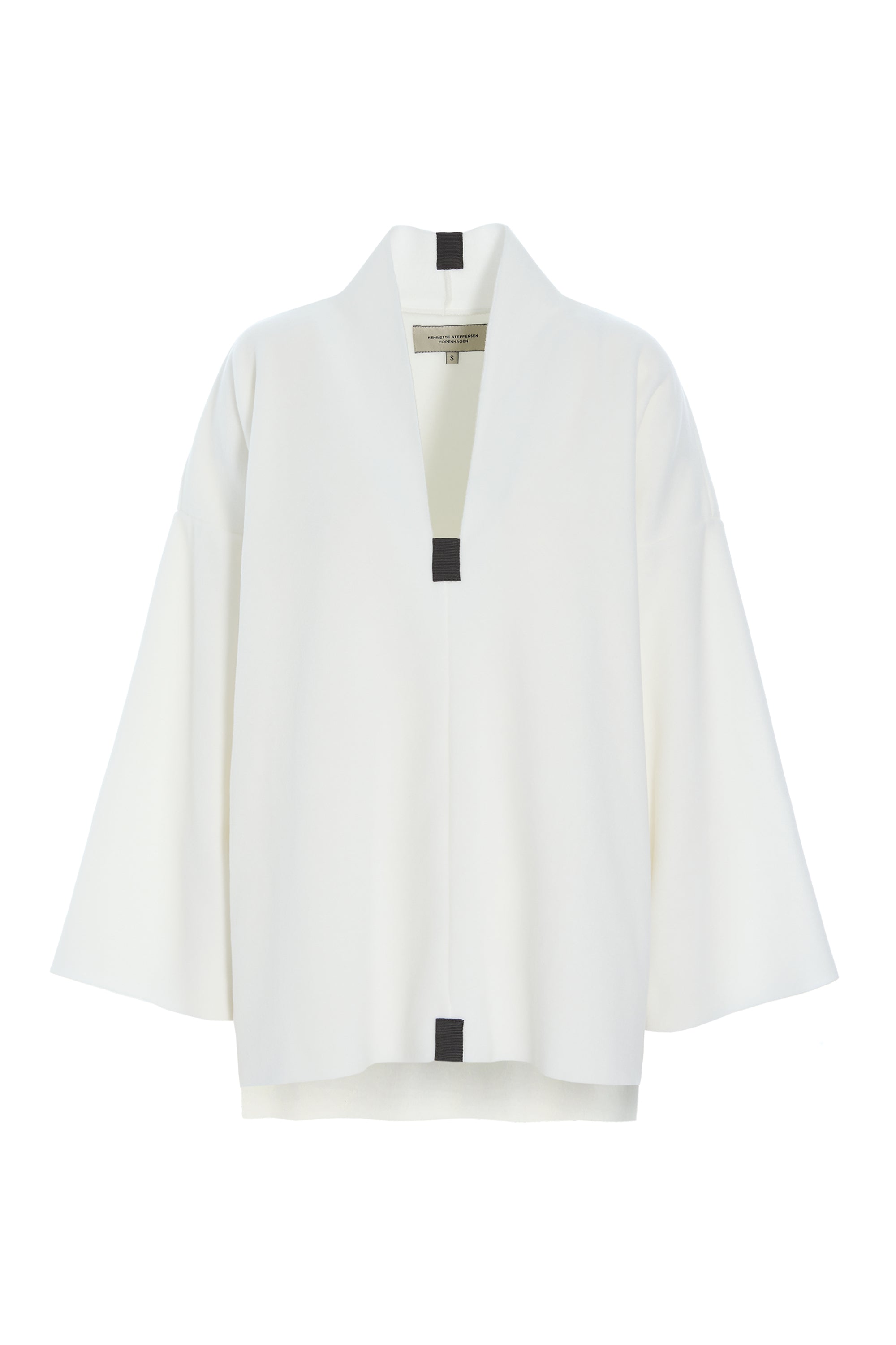 HENRIETTE STEFFENSEN COPENHAGEN PULLOVER - 1370 BLUSER OFF WHITE 802