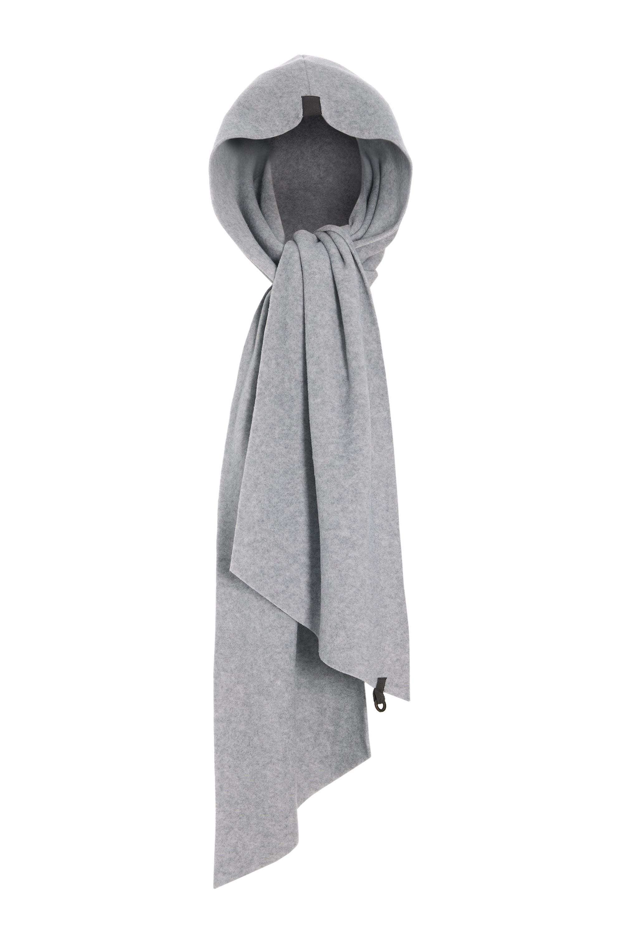 HENRIETTE STEFFENSEN COPENHAGEN SCARF MIT MÜTZE - 4127 SCARFS LIGHT GREY 876