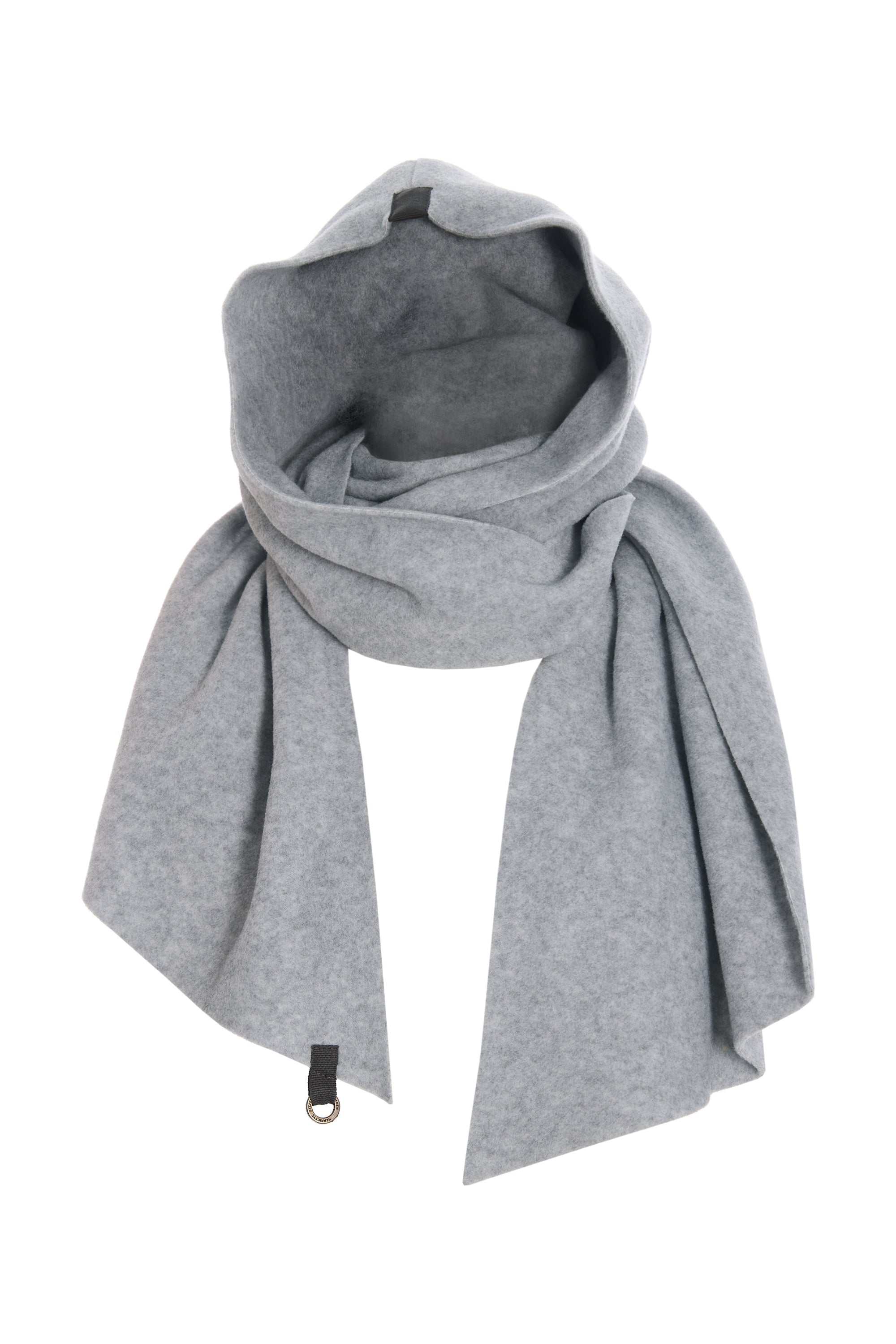 HENRIETTE STEFFENSEN COPENHAGEN SCARF MIT MÜTZE - 4127 SCARFS LIGHT GREY 876