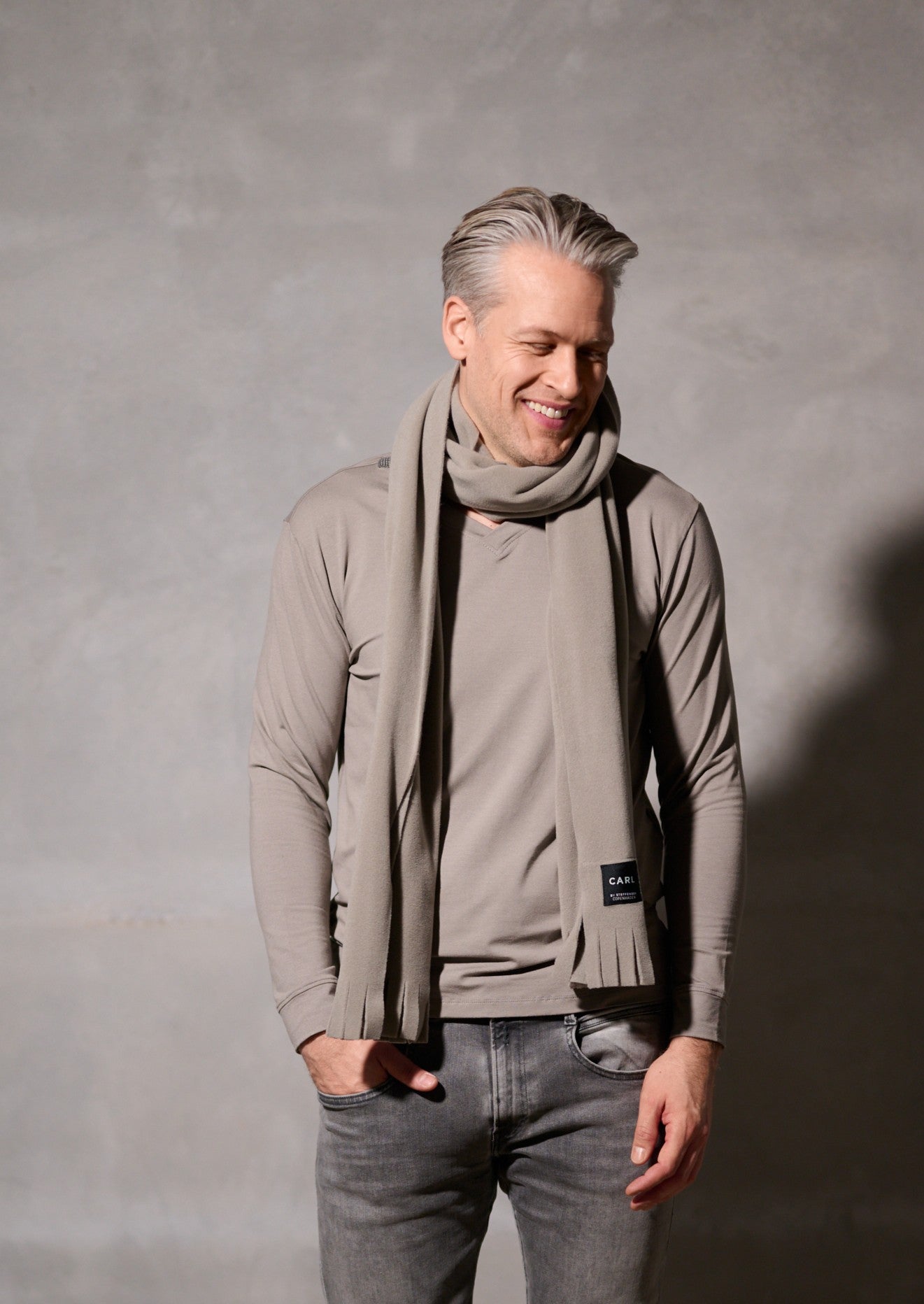 CARL BY STEFFENSEN COPENHAGEN SCHAL M/ FRANSEN - 1006C SCARFS ELEPHANT 654