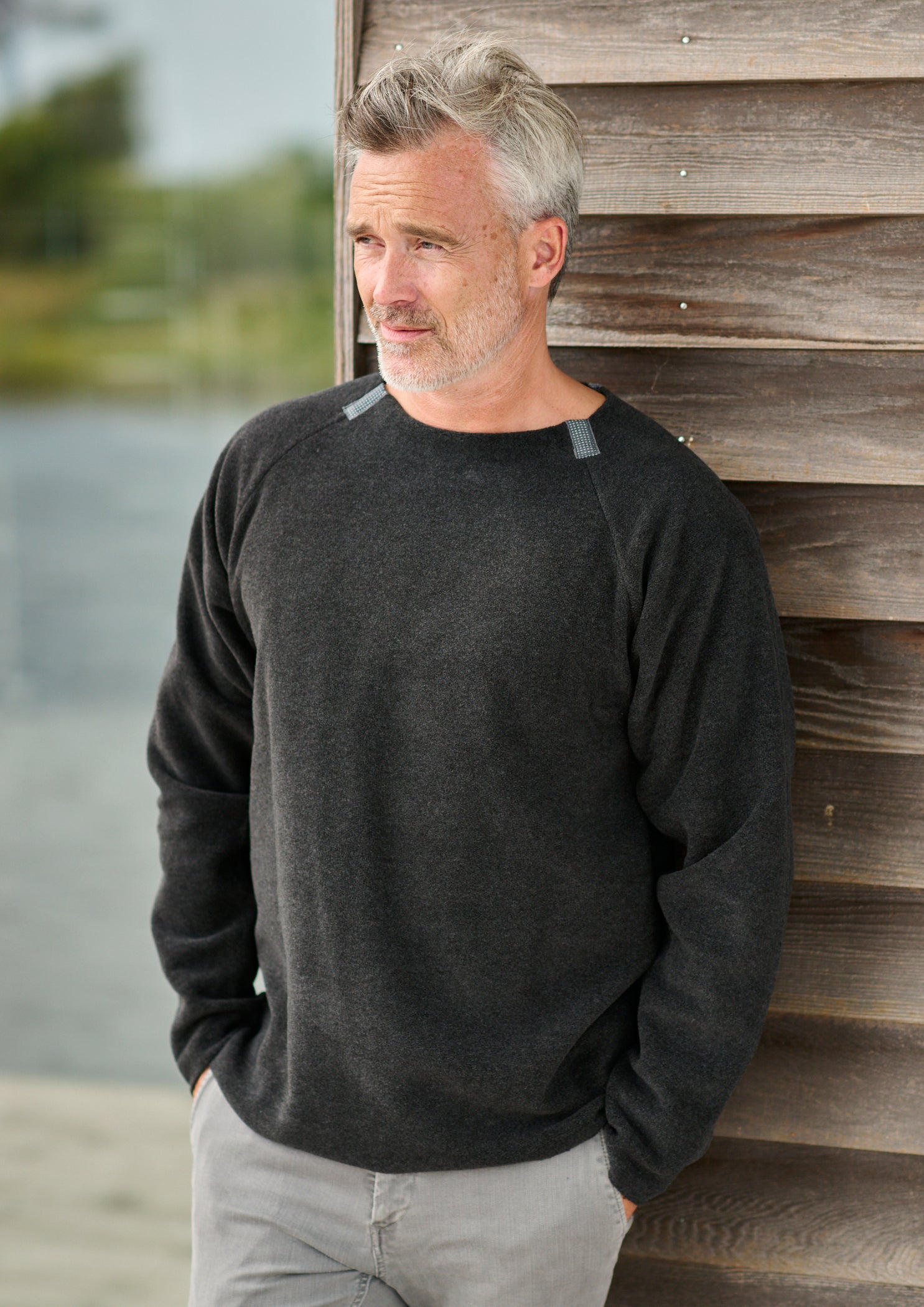 CARL BY STEFFENSEN COPENHAGEN SWEATER LOOSE FIT - 1010C BLOUSES & SWEATERS SOFT BLACK 914