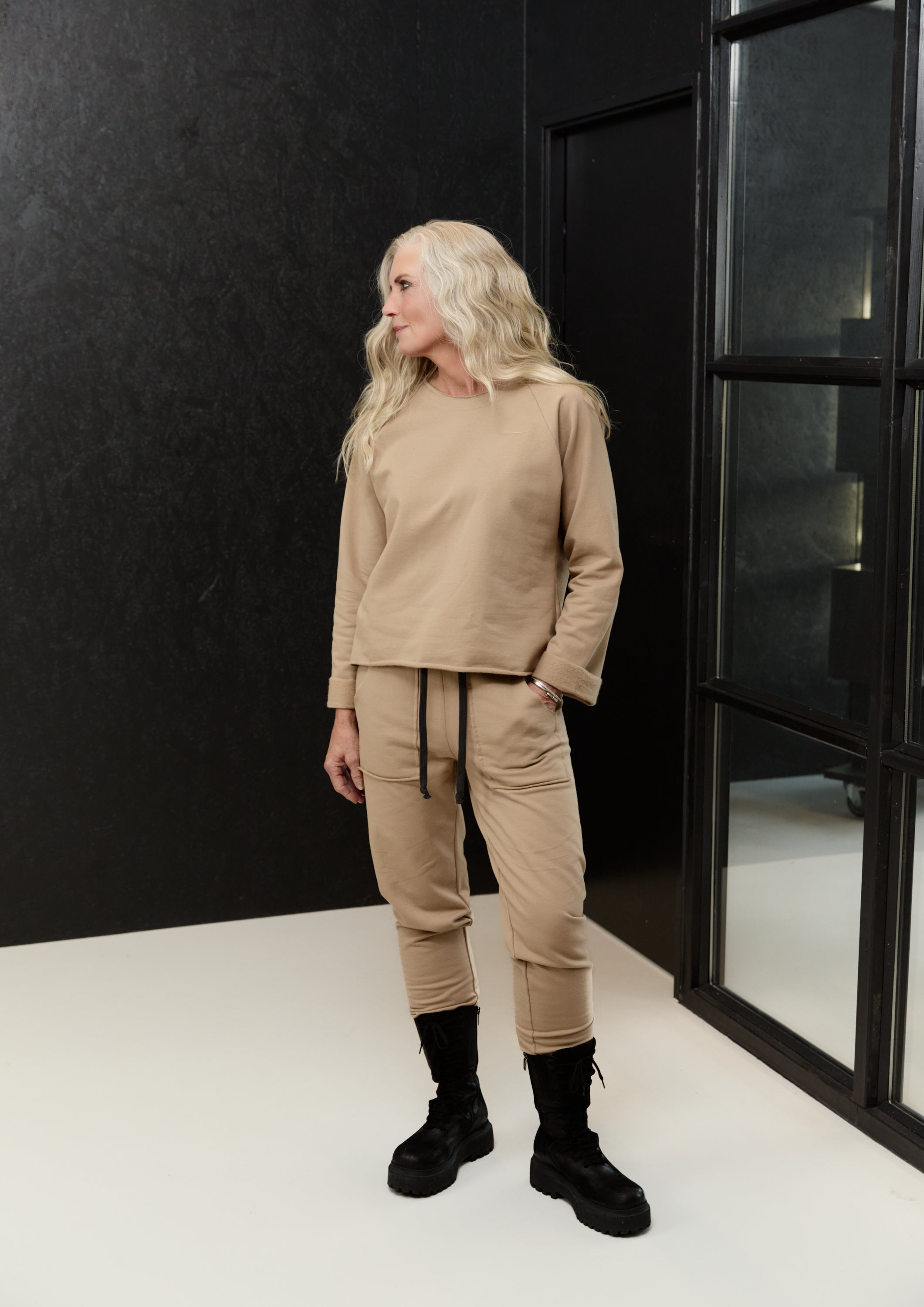 HENRIETTE STEFFENSEN COPENHAGEN SWEAT HOSEN - 72011 BUKSER CAMEL 815