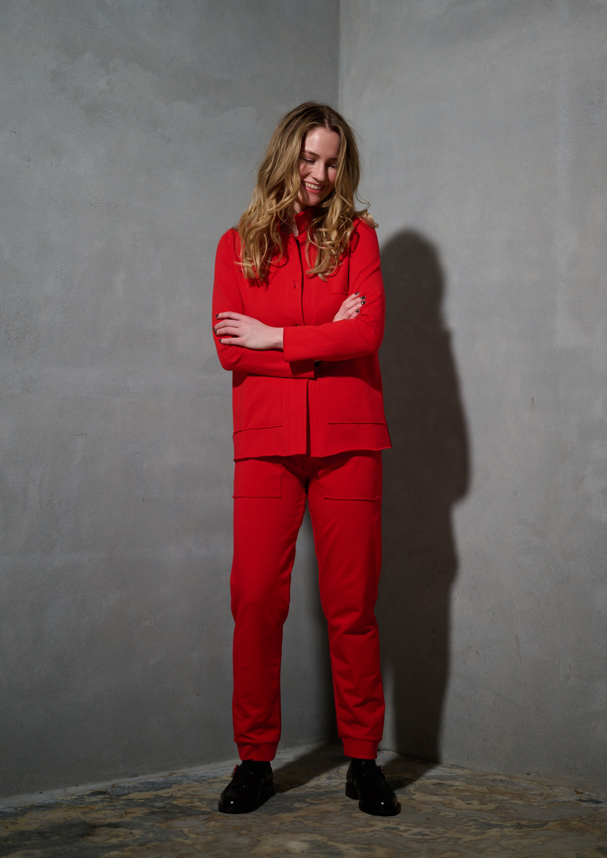 HENRIETTE STEFFENSEN COPENHAGEN SWEAT HOSEN - 72011 BUKSER TOMATO 845
