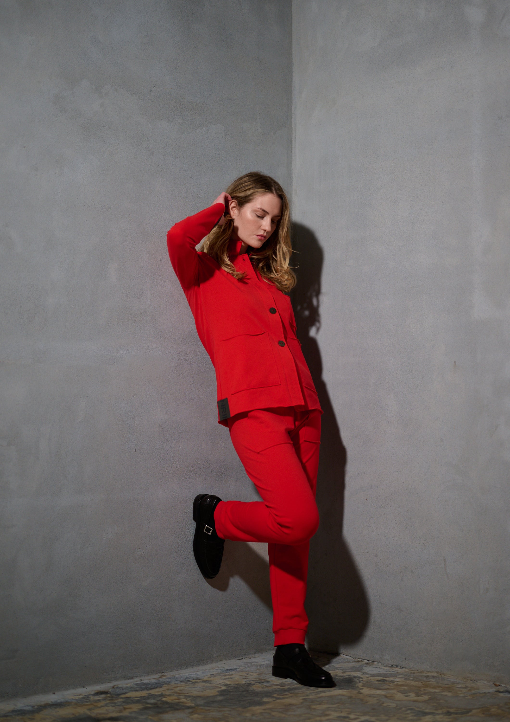 HENRIETTE STEFFENSEN COPENHAGEN SWEAT HOSEN - 72011 BUKSER TOMATO 845