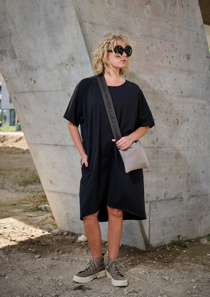 HENRIETTE STEFFENSEN COPENHAGEN SWEAT KLEID - 73002 KJOLER BLACK 900