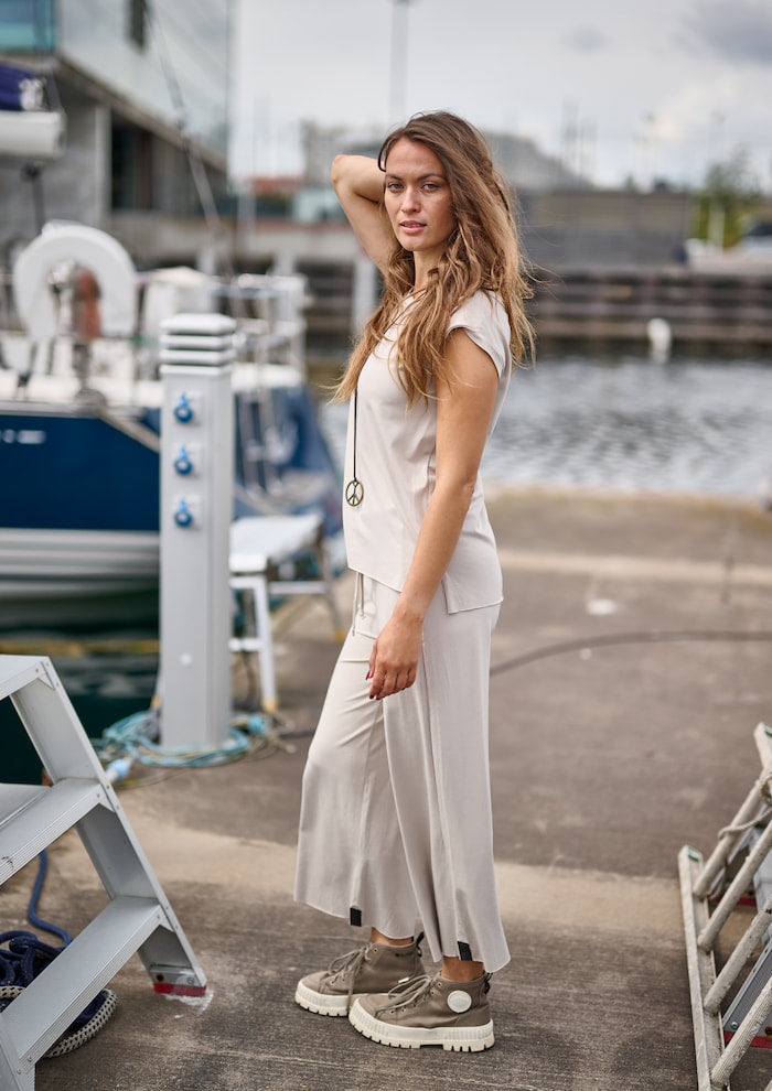 HENRIETTE STEFFENSEN COPENHAGEN TOP MIT HALSKETTE - 96080 T-SHIRTS KIT 831