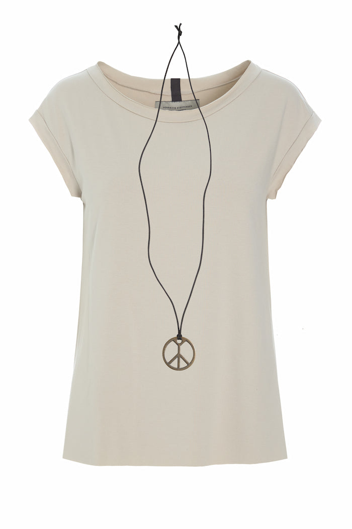 HENRIETTE STEFFENSEN COPENHAGEN TOP MIT HALSKETTE - 96080 T-SHIRTS KIT 831