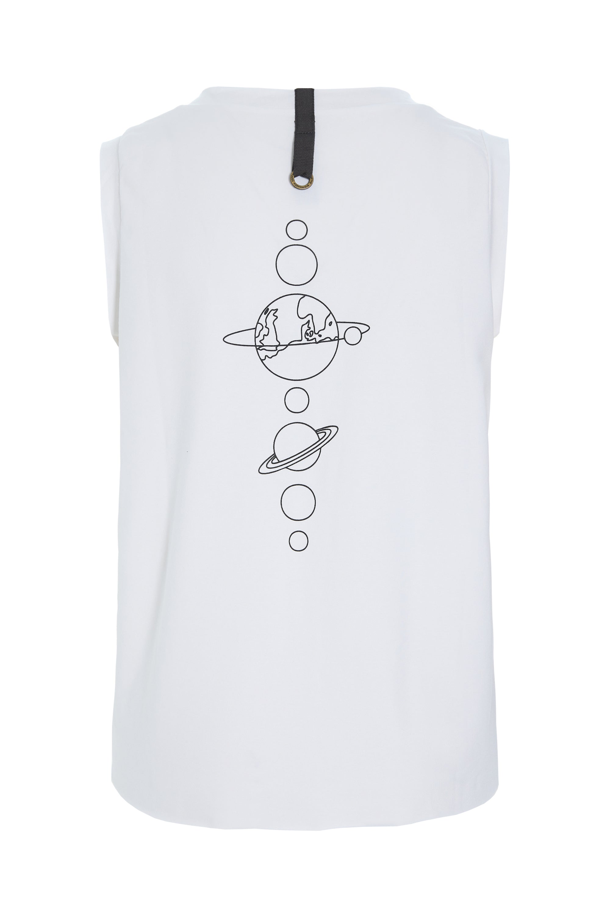 HENRIETTE STEFFENSEN COPENHAGEN TOP V-AUSSCHNITT - 96102 EARTH T-SHIRTS WHITE 816