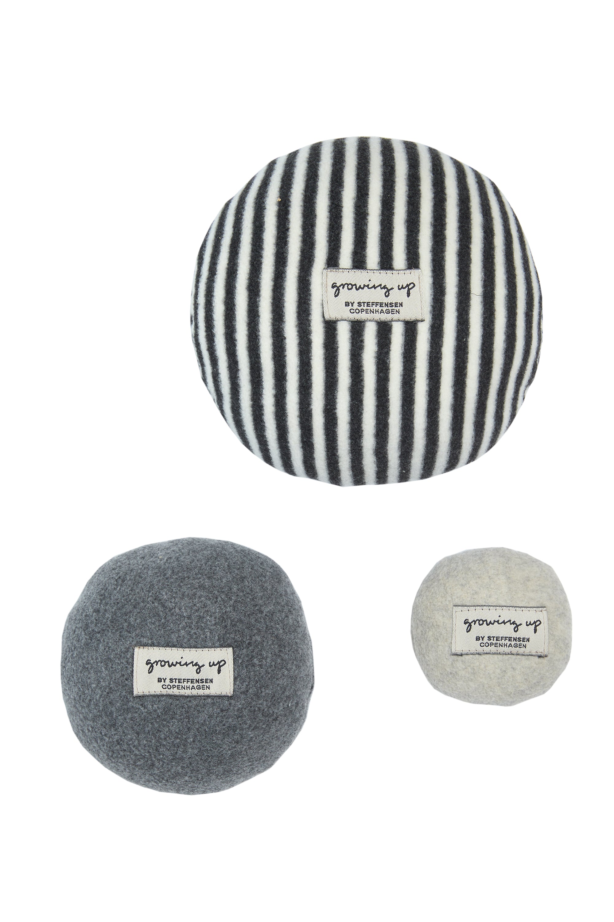 GROWING UP TUMMEL-TRIO IN TOTE BAG - 509 GU PUDER STRIB / GREY / SAND 463