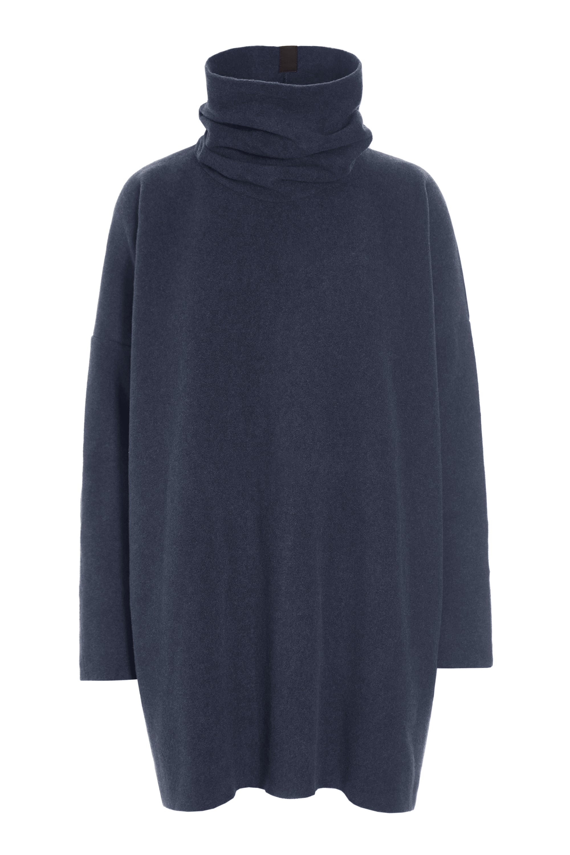 HENRIETTE STEFFENSEN COPENHAGEN TUNIC MIT HOHEM HALS - 1288 TUNICS EVENING BLUE 690
