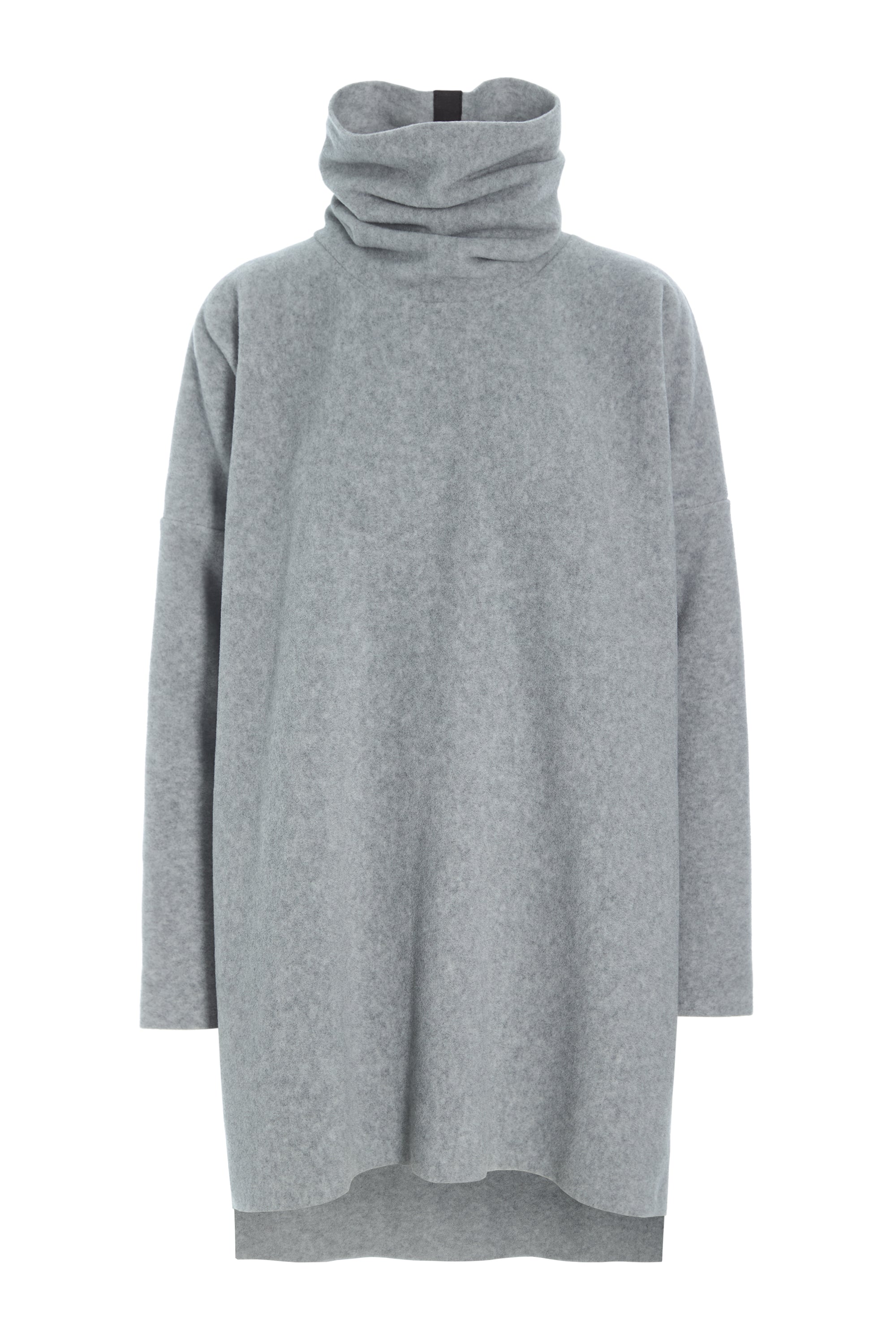 HENRIETTE STEFFENSEN COPENHAGEN TUNIC MIT HOHEM HALS - 1288 TUNICS LIGHT GREY 876