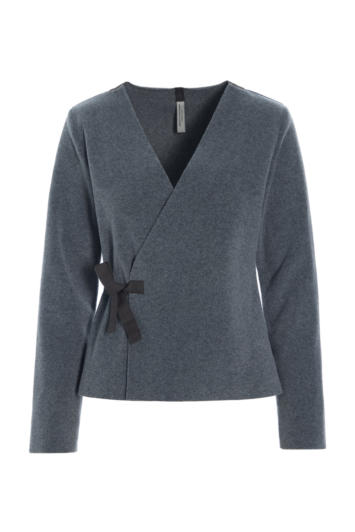 HENRIETTE STEFFENSEN COPENHAGEN WICKELBLUSE - 1418 BLUSER GREY 905