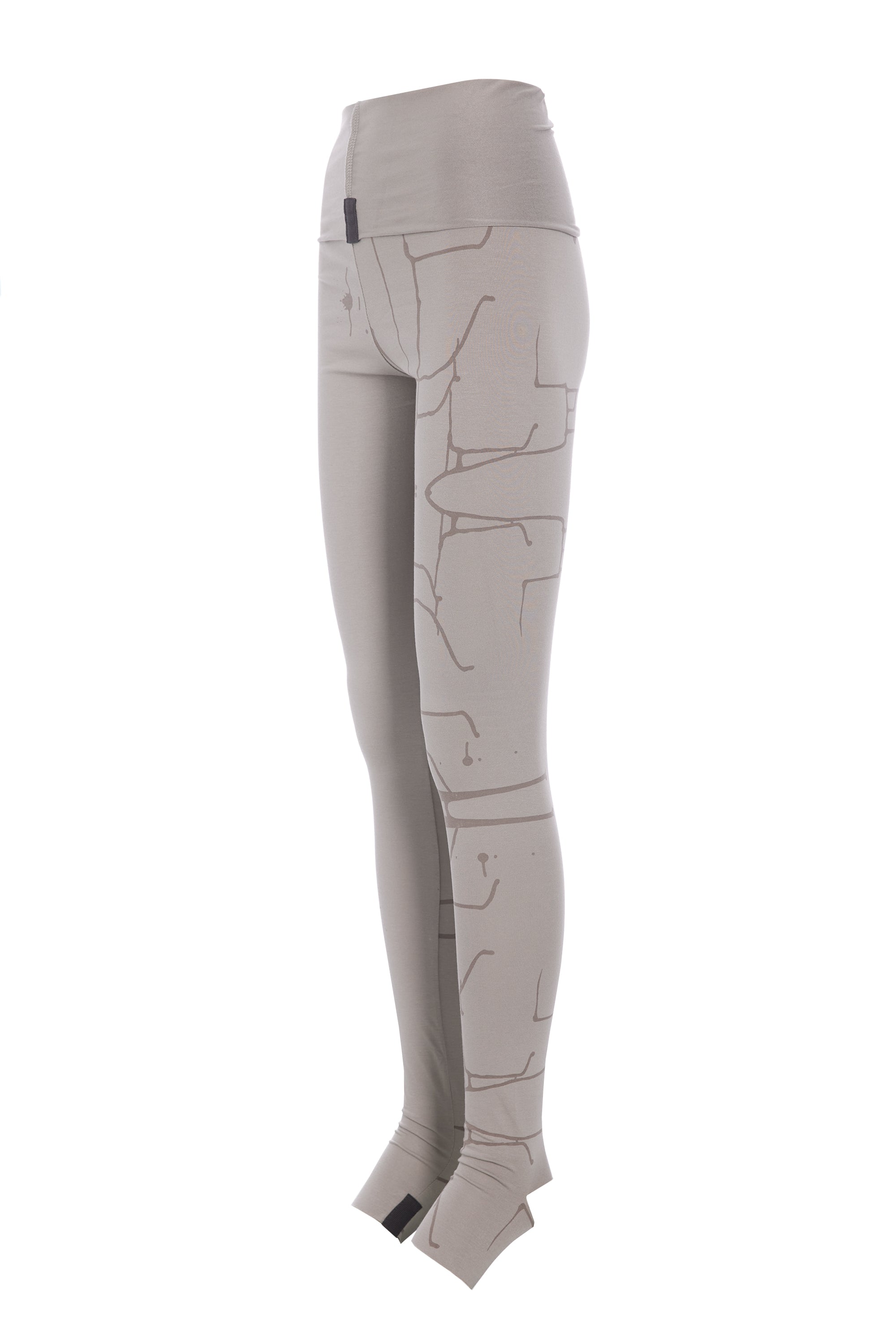 HENRIETTE STEFFENSEN COPENHAGEN YOGA HOSEN - 99002 BUKSER ART PRINT SAND 101