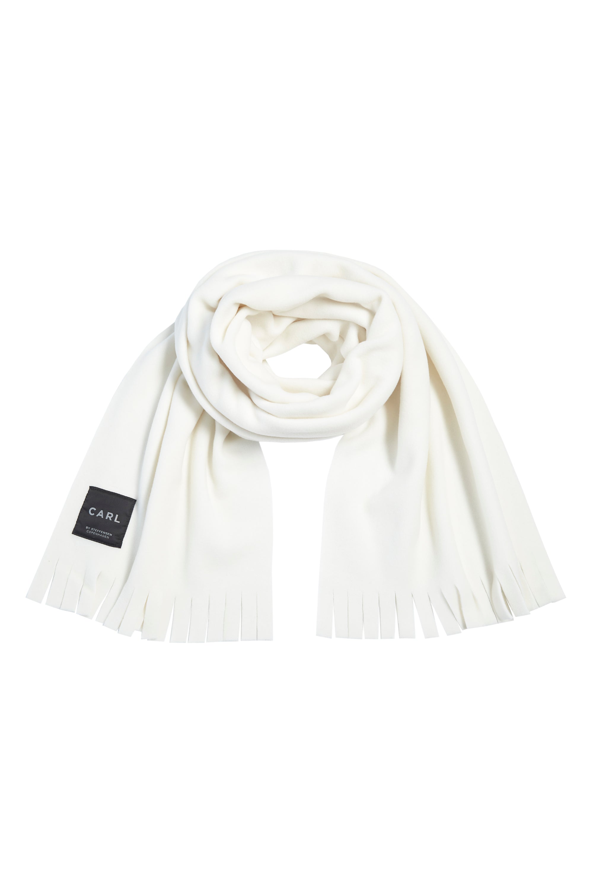 CARL BY STEFFENSEN COPENHAGEN SCHAL M/ FRANSEN - 1006C SCARFS OFF WHITE 802