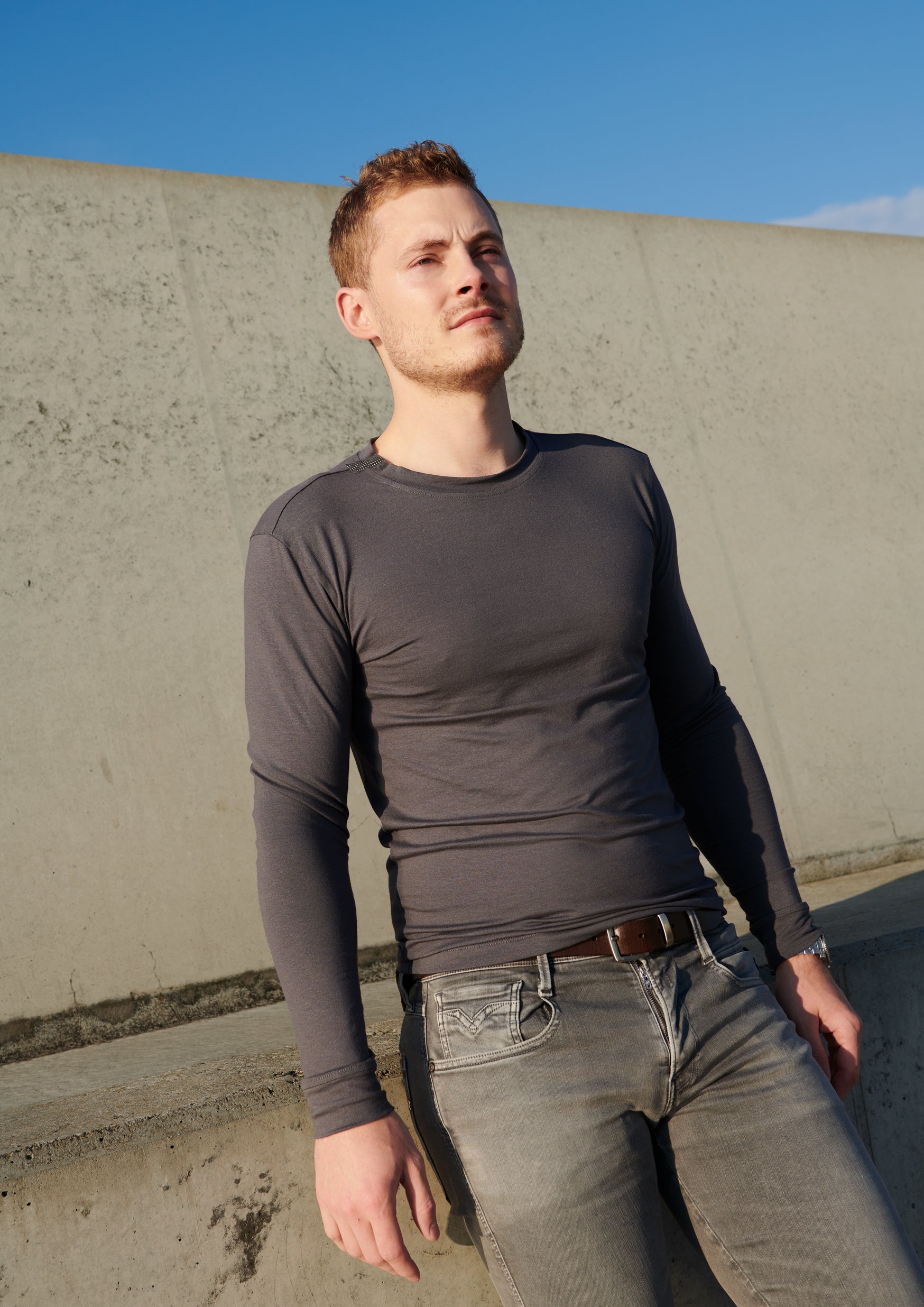 CARL BY STEFFENSEN COPENHAGEN T-SHIRT - 1019C T-SHIRTS GREY 905