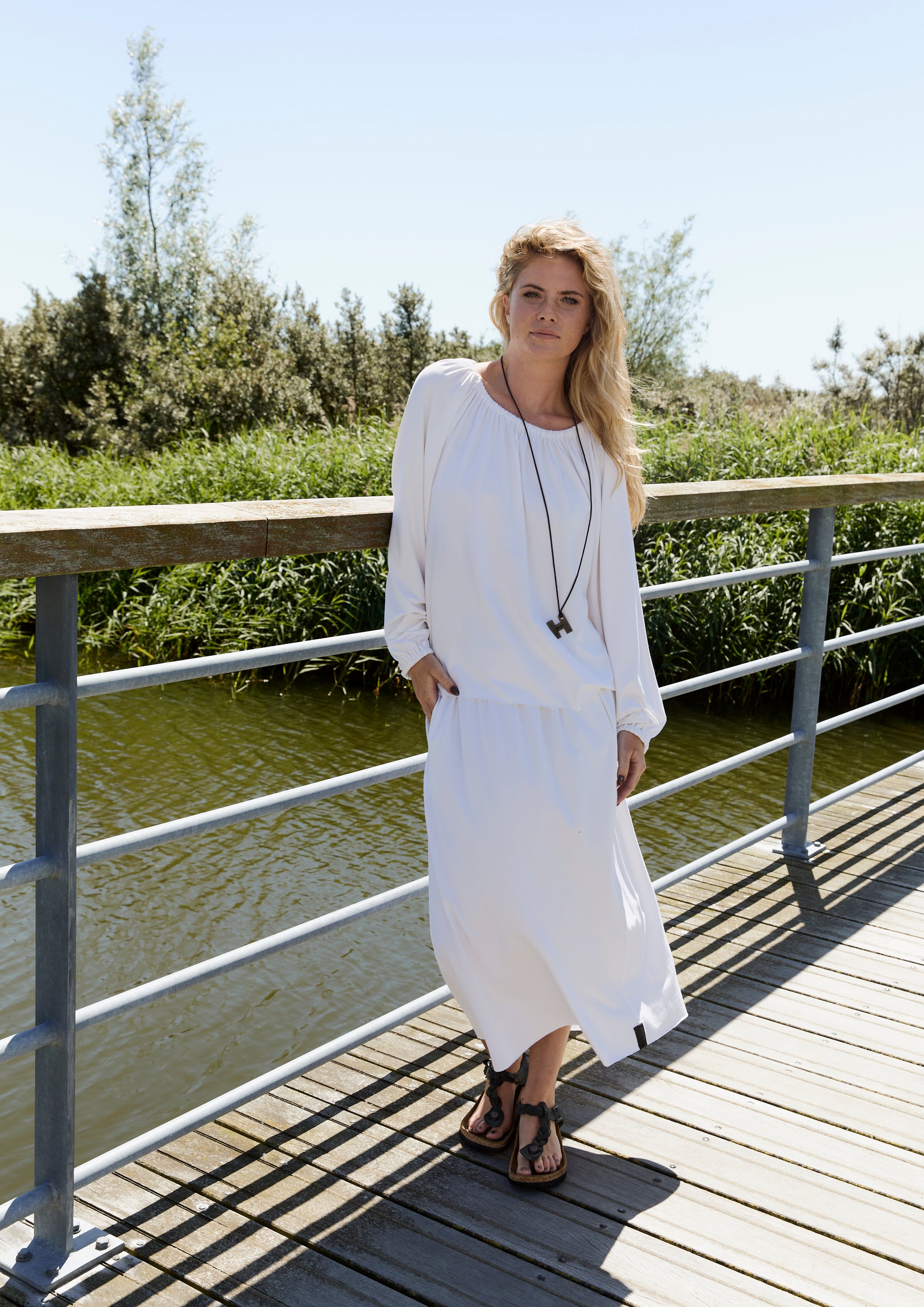 HENRIETTE STEFFENSEN COPENHAGEN ALL DAY BLUSE - 96104 BLUSER WHITE 816