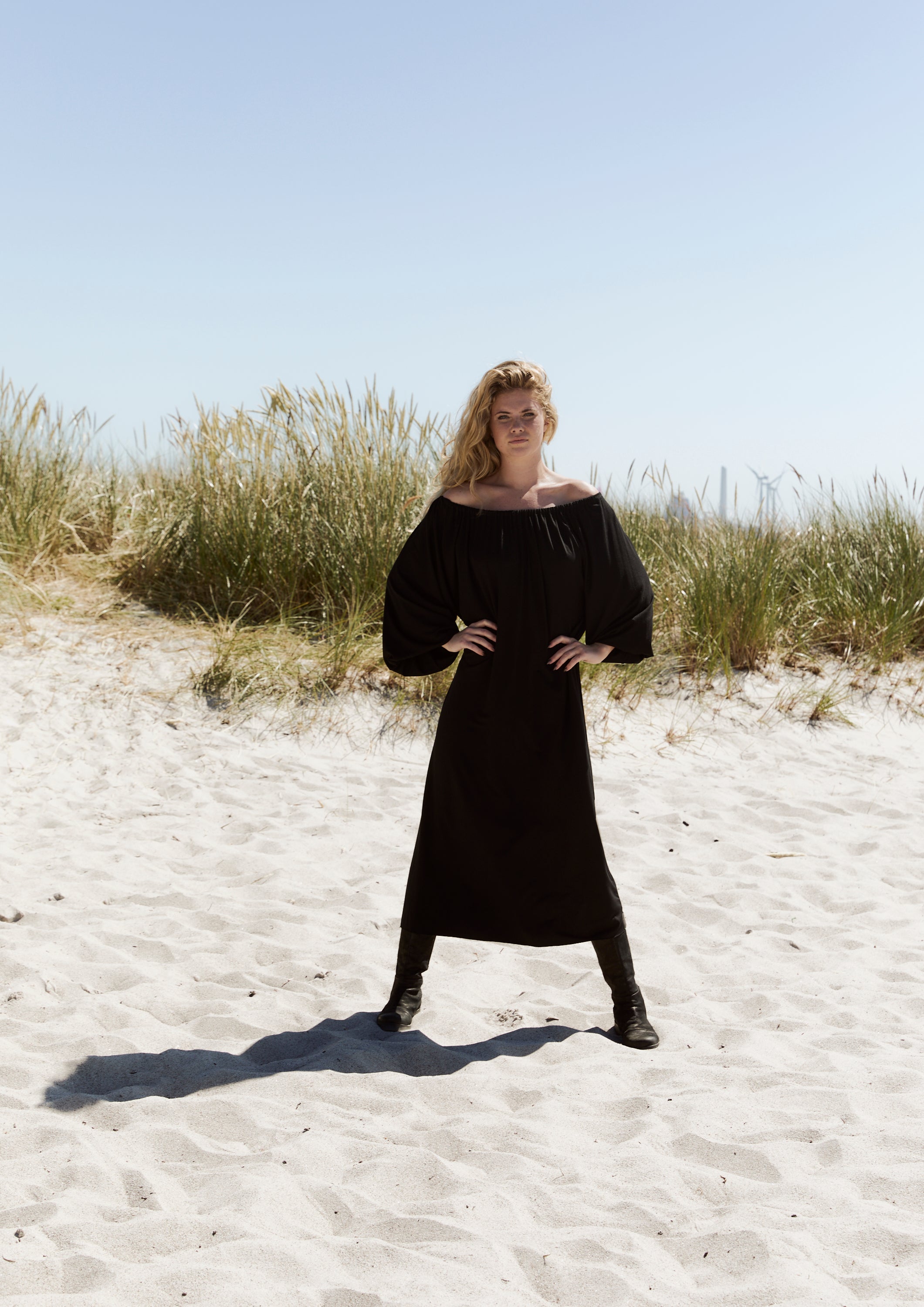 HENRIETTE STEFFENSEN COPENHAGEN ALL DAY KLEID - 98066 KJOLER BLACK 900