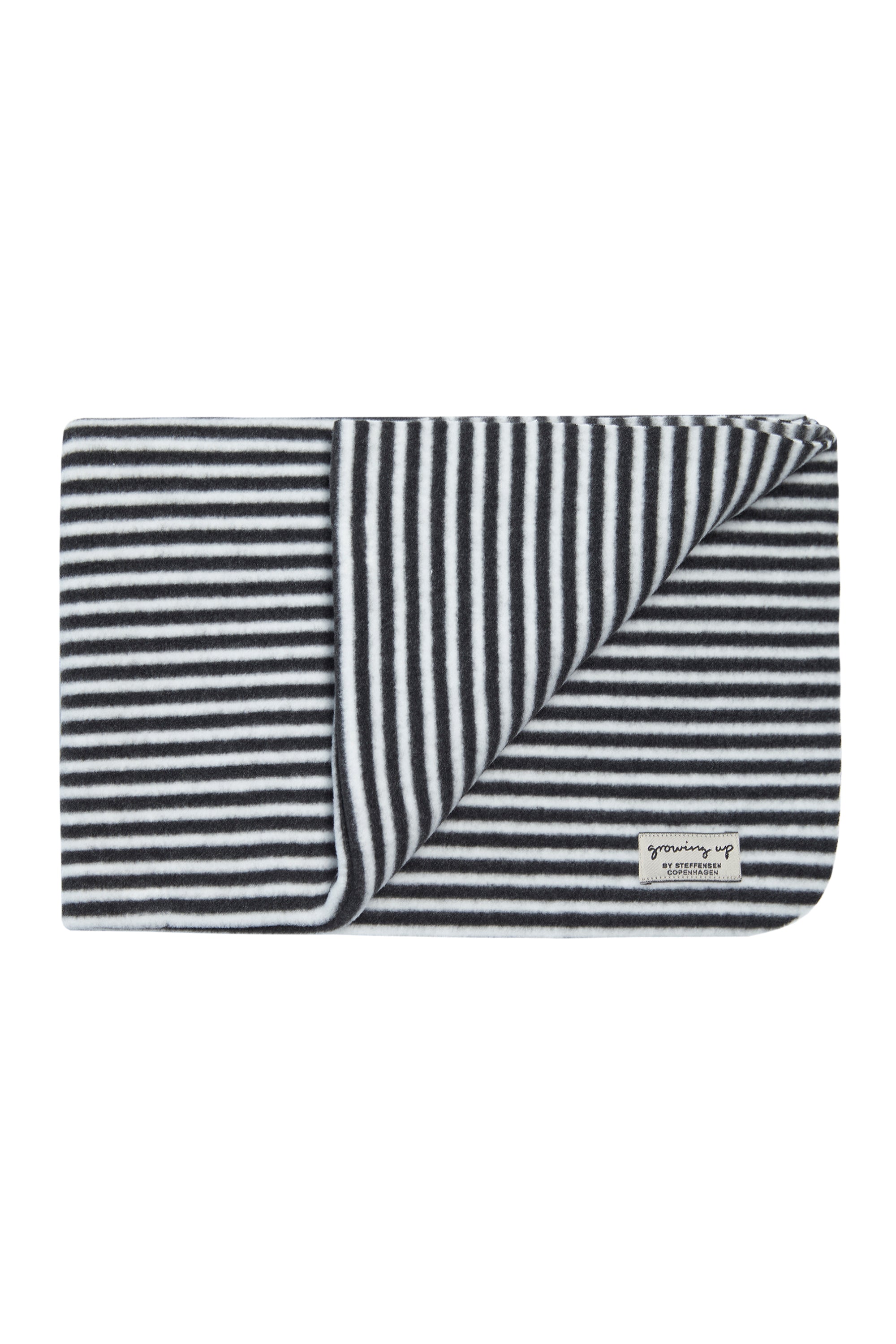 GROWING UP BABY DECKE 75x100 cm - 500 GU TÆPPER STRIPES B&W 673