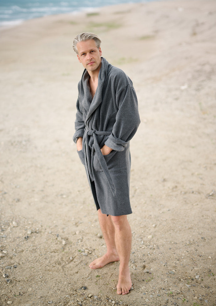 CARL BY STEFFENSEN COPENHAGEN BADEMÄNTEL HERREN - 1009C BATHROBES GREY 905