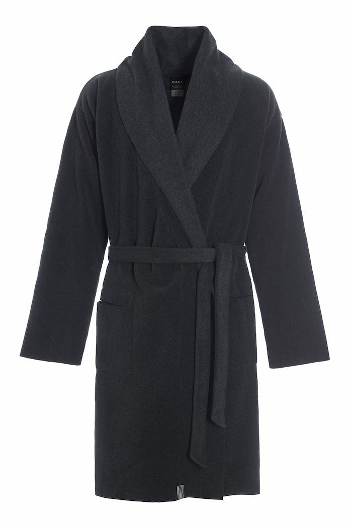 CARL BY STEFFENSEN COPENHAGEN BADEMÄNTEL HERREN - 1009C BATHROBES SOFT BLACK 914