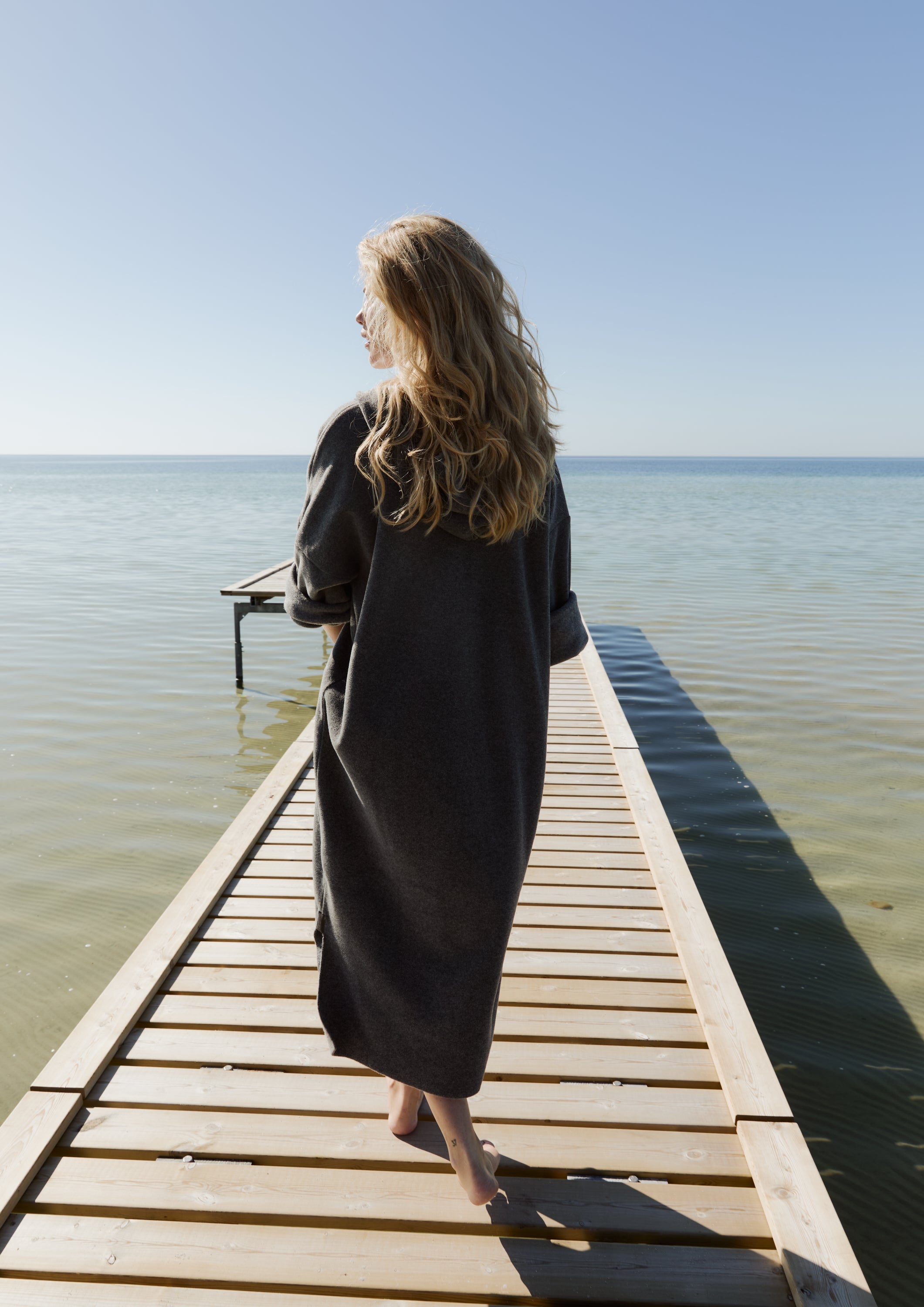 HENRIETTE STEFFENSEN COPENHAGEN BADEPONCHO DAMEN - 4096 PONCHOS GREY 905