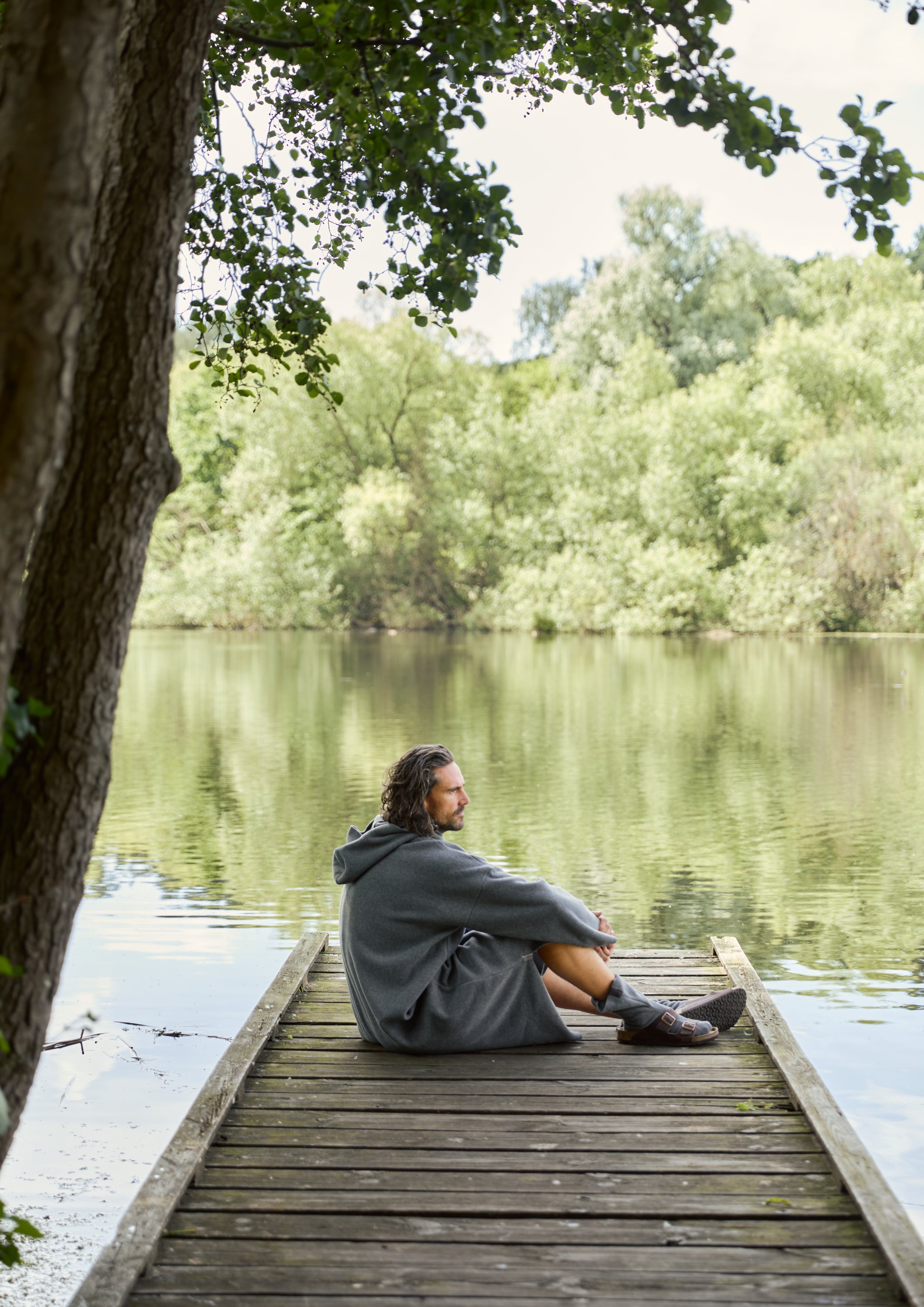 CARL BY STEFFENSEN COPENHAGEN BADEPONCHO HERREN - 4097 PONCHOS GREY 905