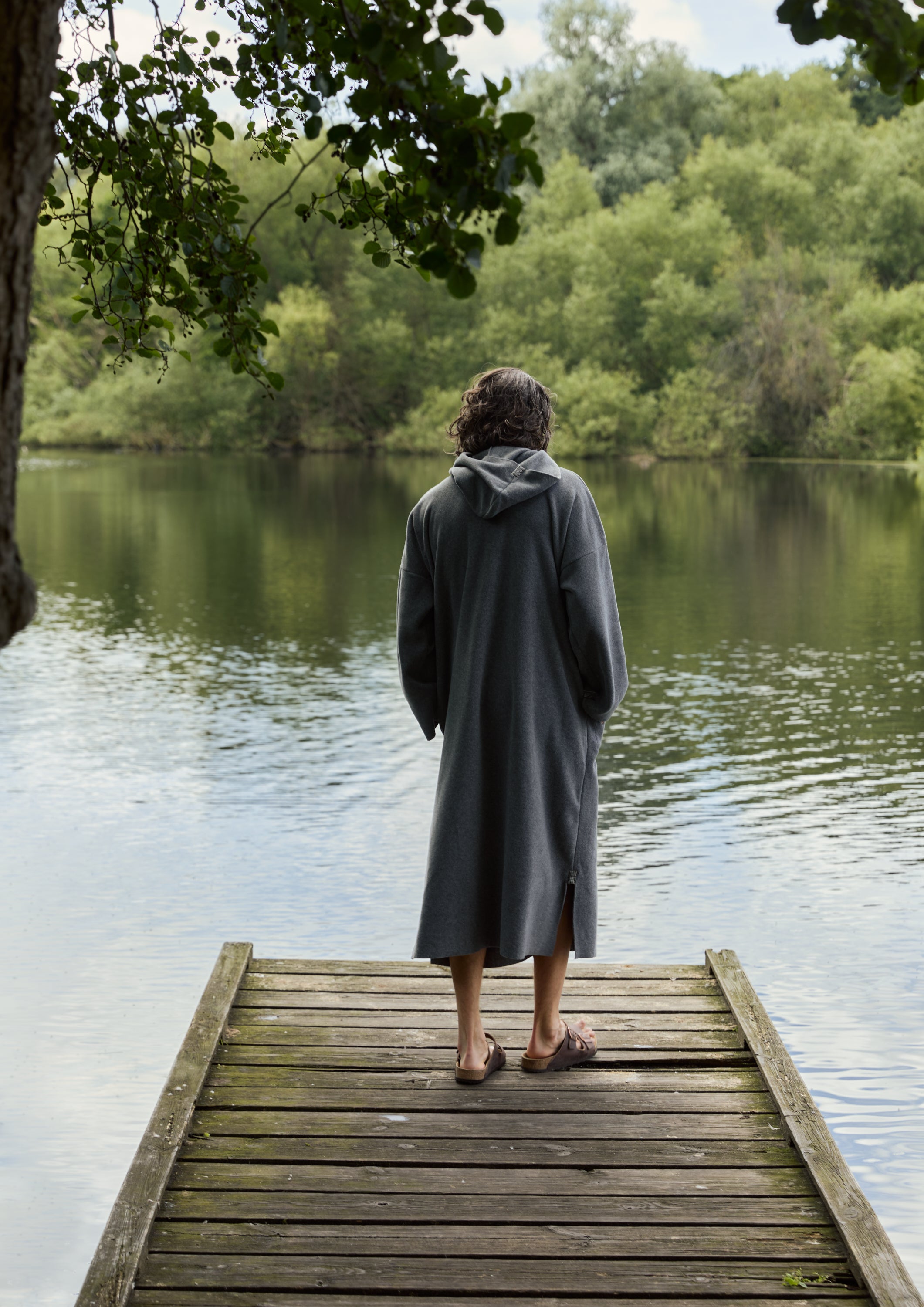 CARL BY STEFFENSEN COPENHAGEN BADEPONCHO HERREN - 4097 PONCHOS GREY 905