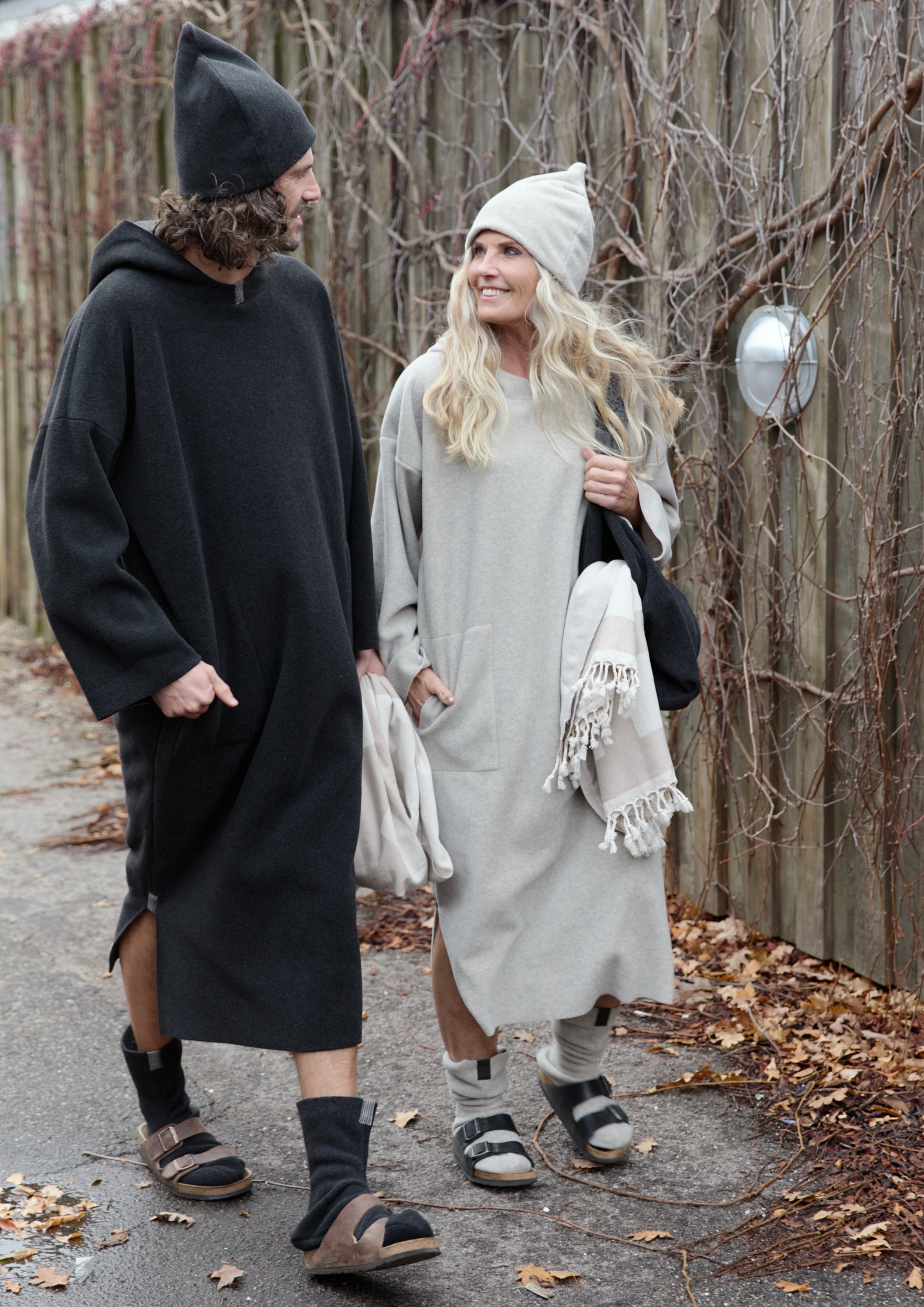 CARL BY STEFFENSEN COPENHAGEN BADEPONCHO HERREN - 4097 PONCHOS SOFT BLACK 914