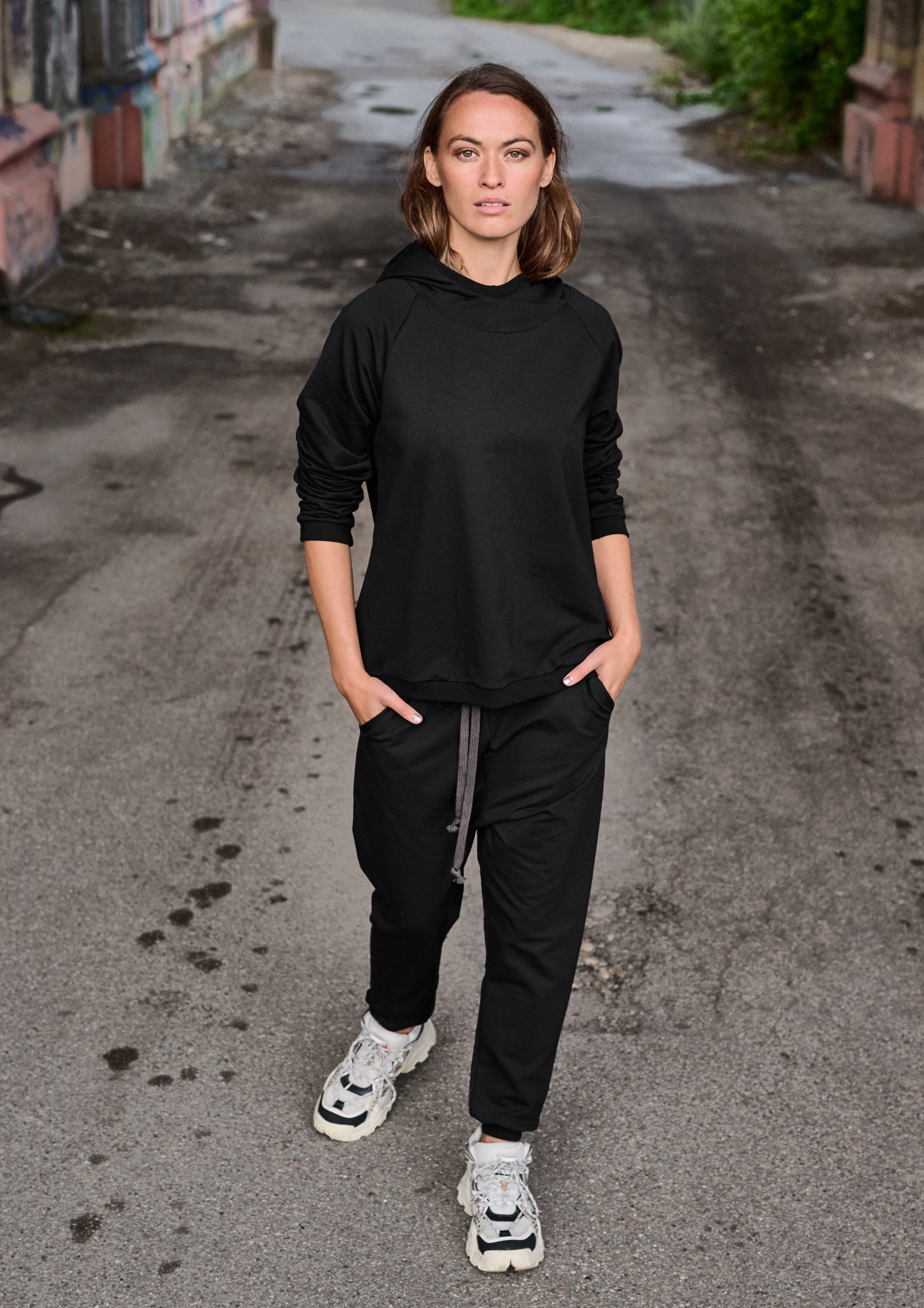HENRIETTE STEFFENSEN COPENHAGEN BAGGY HOSEN - 72305 BUKSER BLACK 900