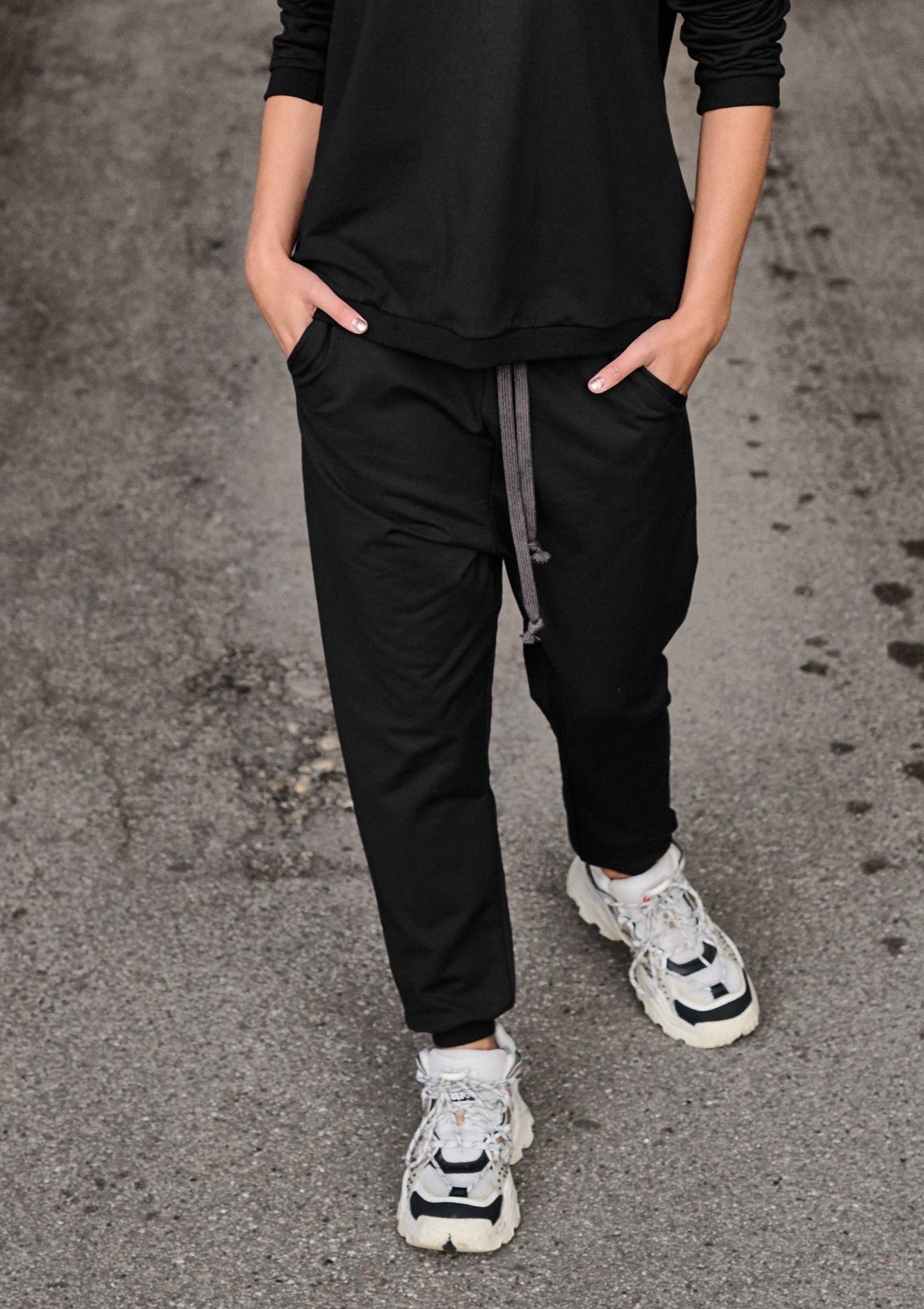 HENRIETTE STEFFENSEN COPENHAGEN BAGGY HOSEN - 72305 BUKSER BLACK 900