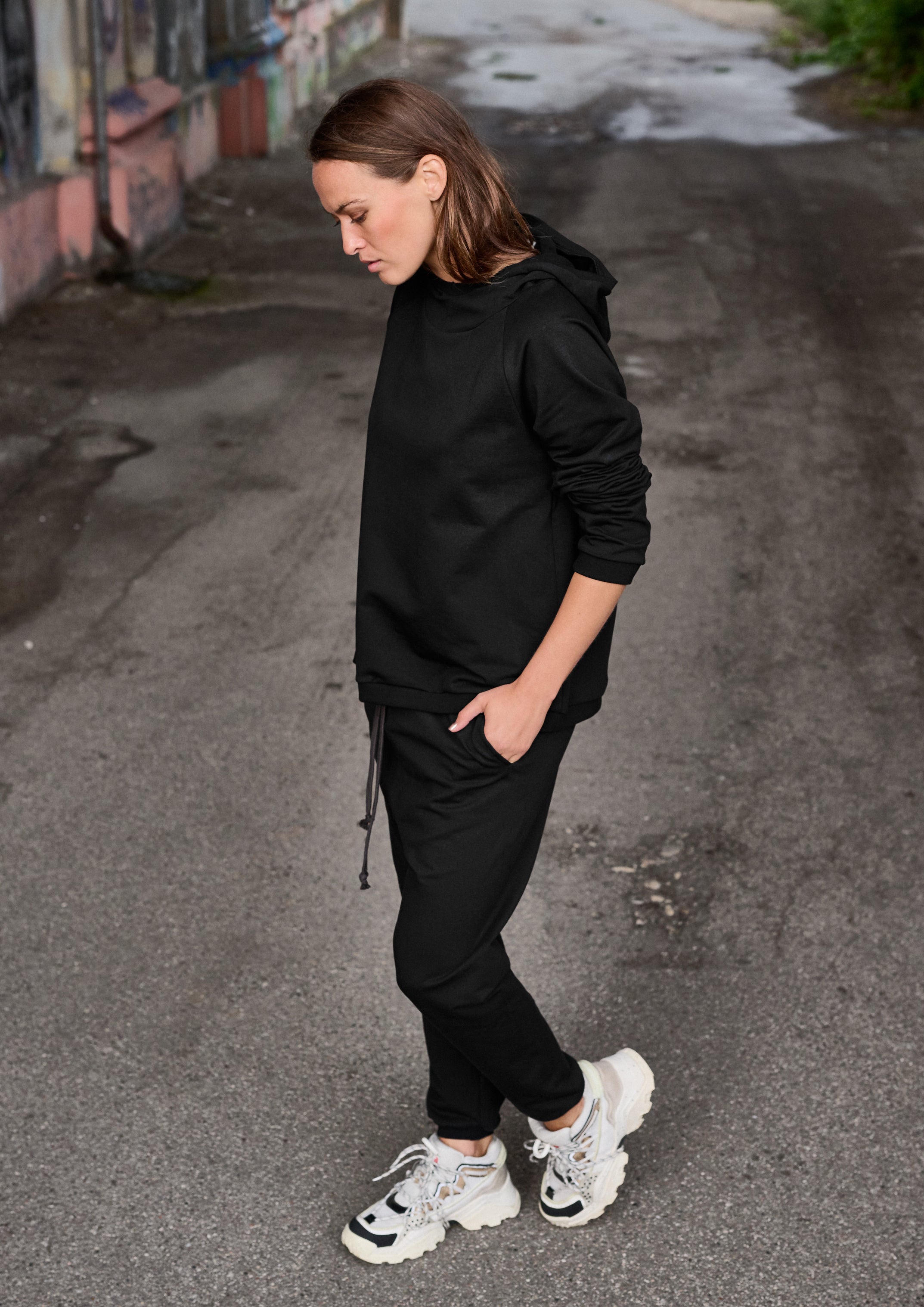 HENRIETTE STEFFENSEN COPENHAGEN BAGGY HOSEN - 72305 BUKSER BLACK 900