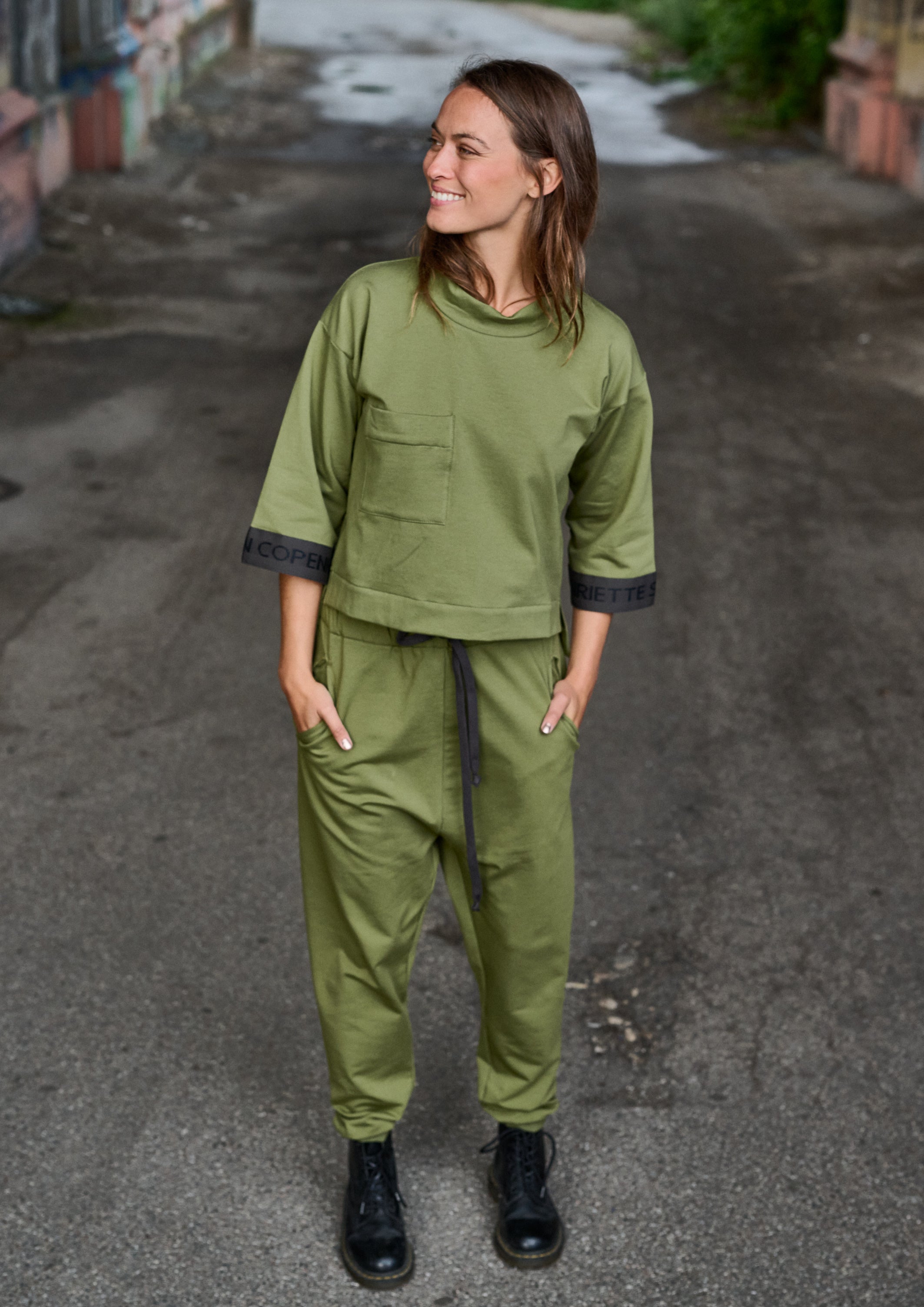 HENRIETTE STEFFENSEN COPENHAGEN BAGGY HOSEN - 72305 BUKSER MOSS 611