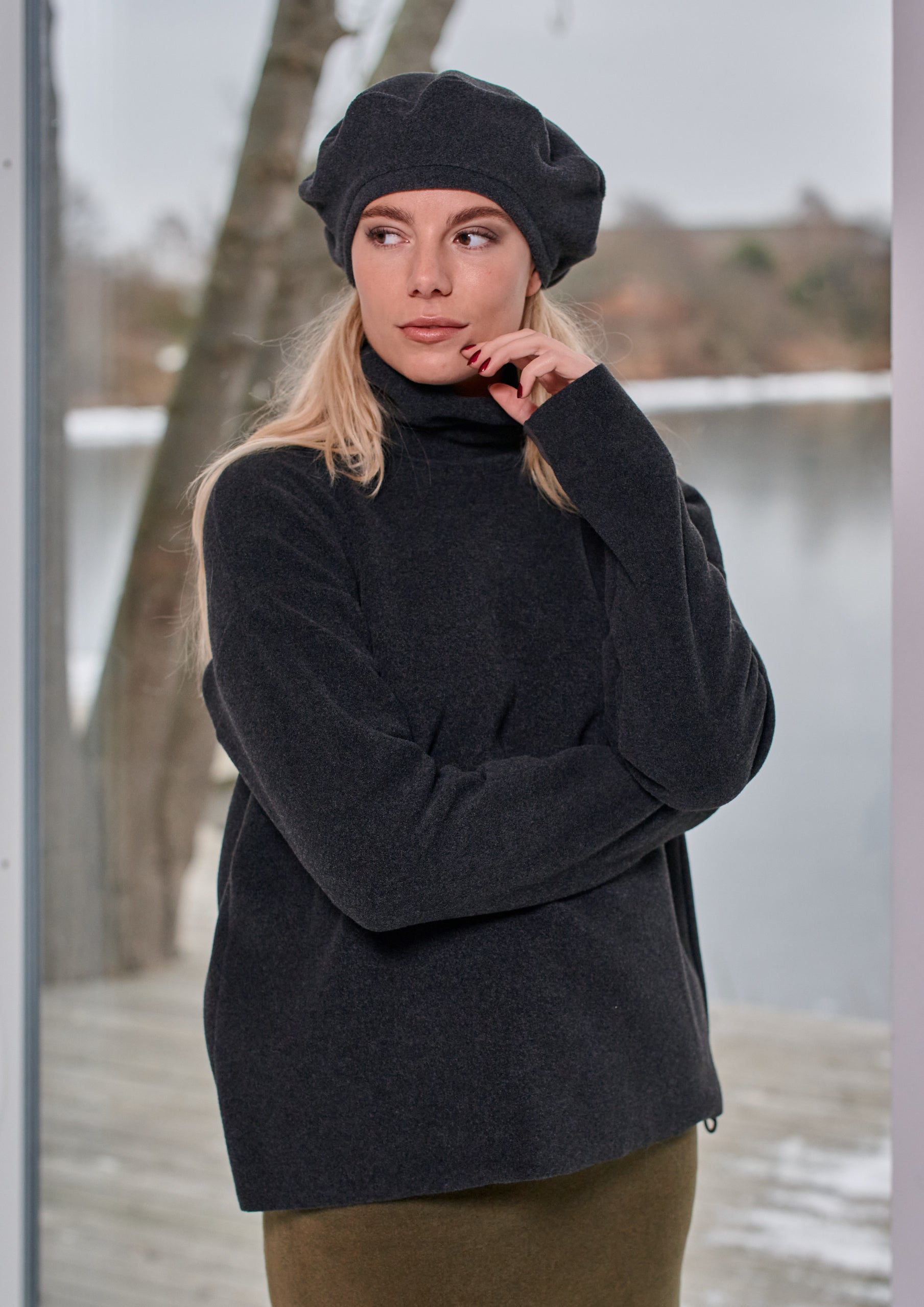 HENRIETTE STEFFENSEN COPENHAGEN BASKENMÜTZE - 4105 HATS SOFT BLACK 914