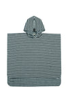 BATHING PONCHO BABY - 405 - STRIPES B&W