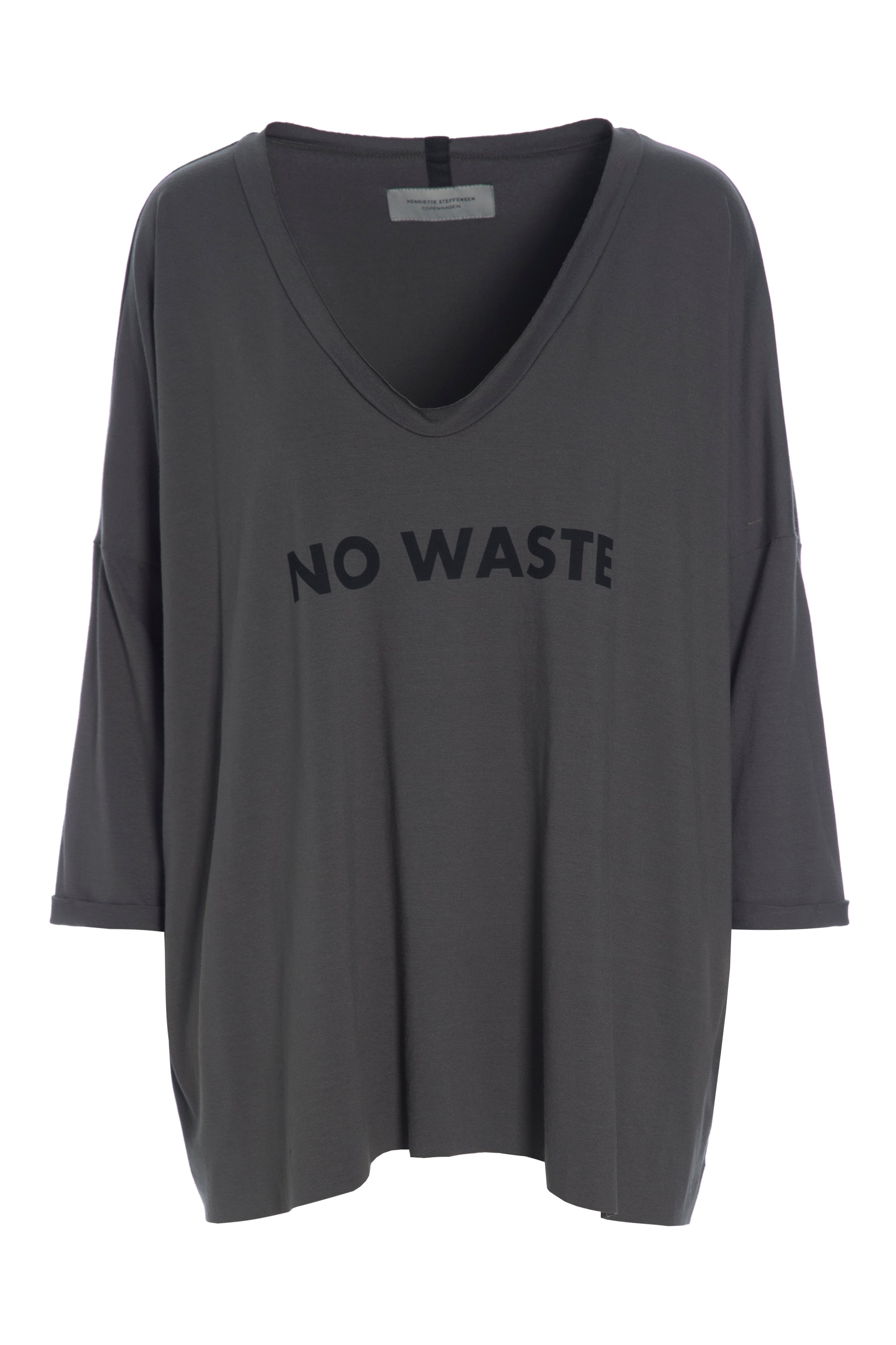 HENRIETTE STEFFENSEN COPENHAGEN BLOUSE V-NECK PRINT - 96055 BLUSER FORREST 600
