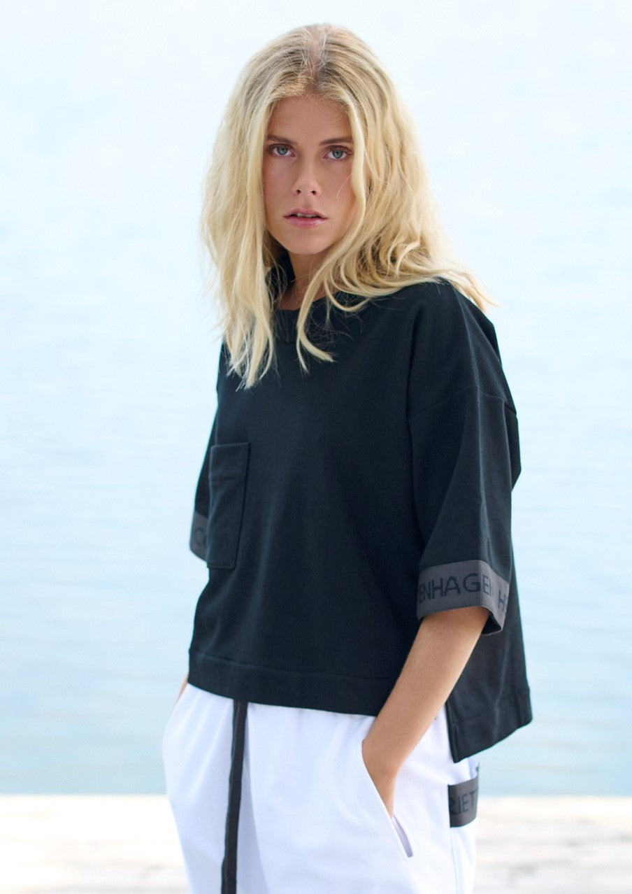 HENRIETTE STEFFENSEN COPENHAGEN BLUSEN - 71601 BLUSER BLACK 900