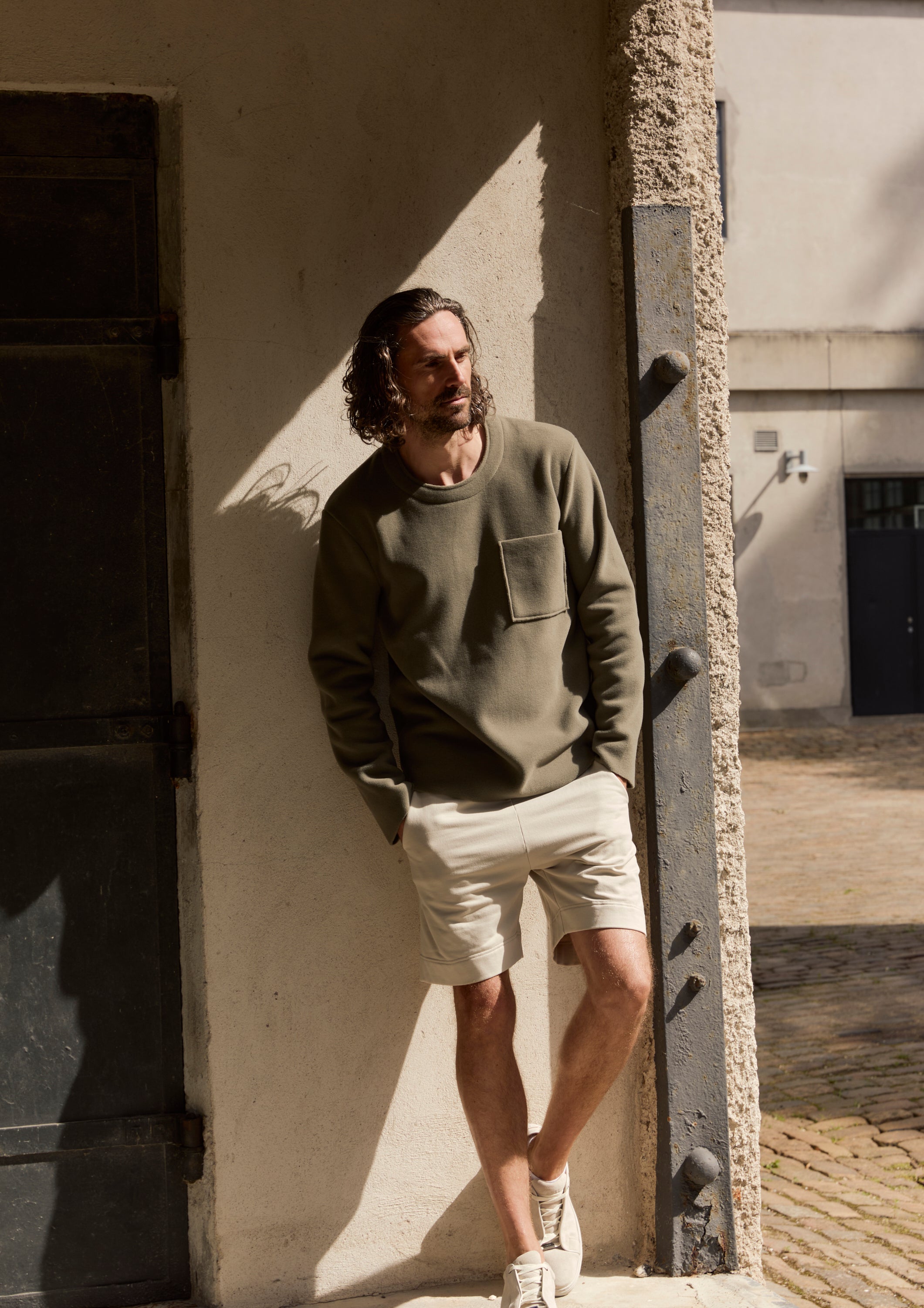 CARL BY STEFFENSEN COPENHAGEN BLUSE - 1057C BLOUSES & SWEATERS DUSTY GREEN 609