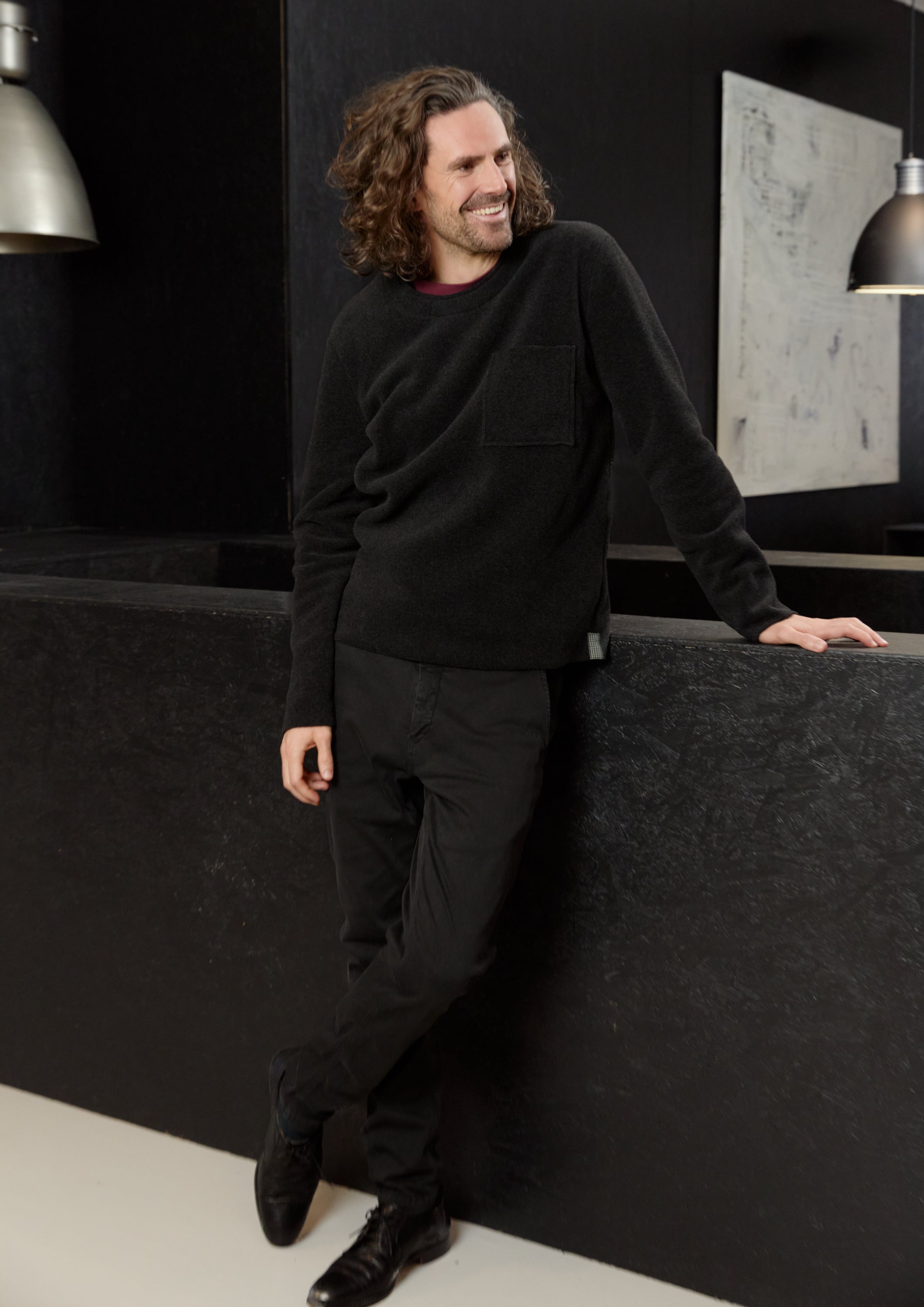 CARL BY STEFFENSEN COPENHAGEN BLUSE - 1057C BLOUSES & SWEATERS SOFT BLACK 914