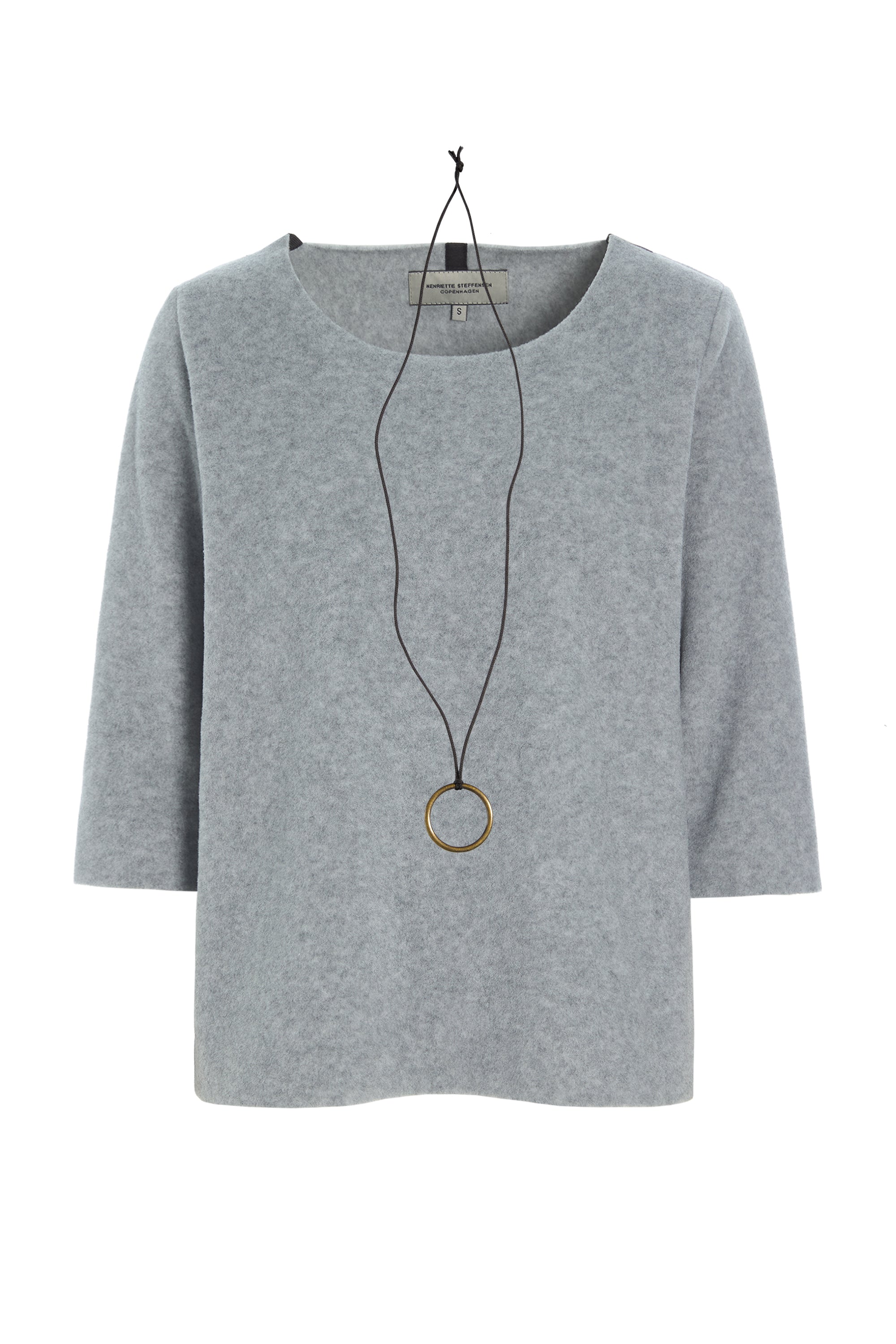 HENRIETTE STEFFENSEN COPENHAGEN BLUSE - 1368 BLUSER LIGHT GREY 876