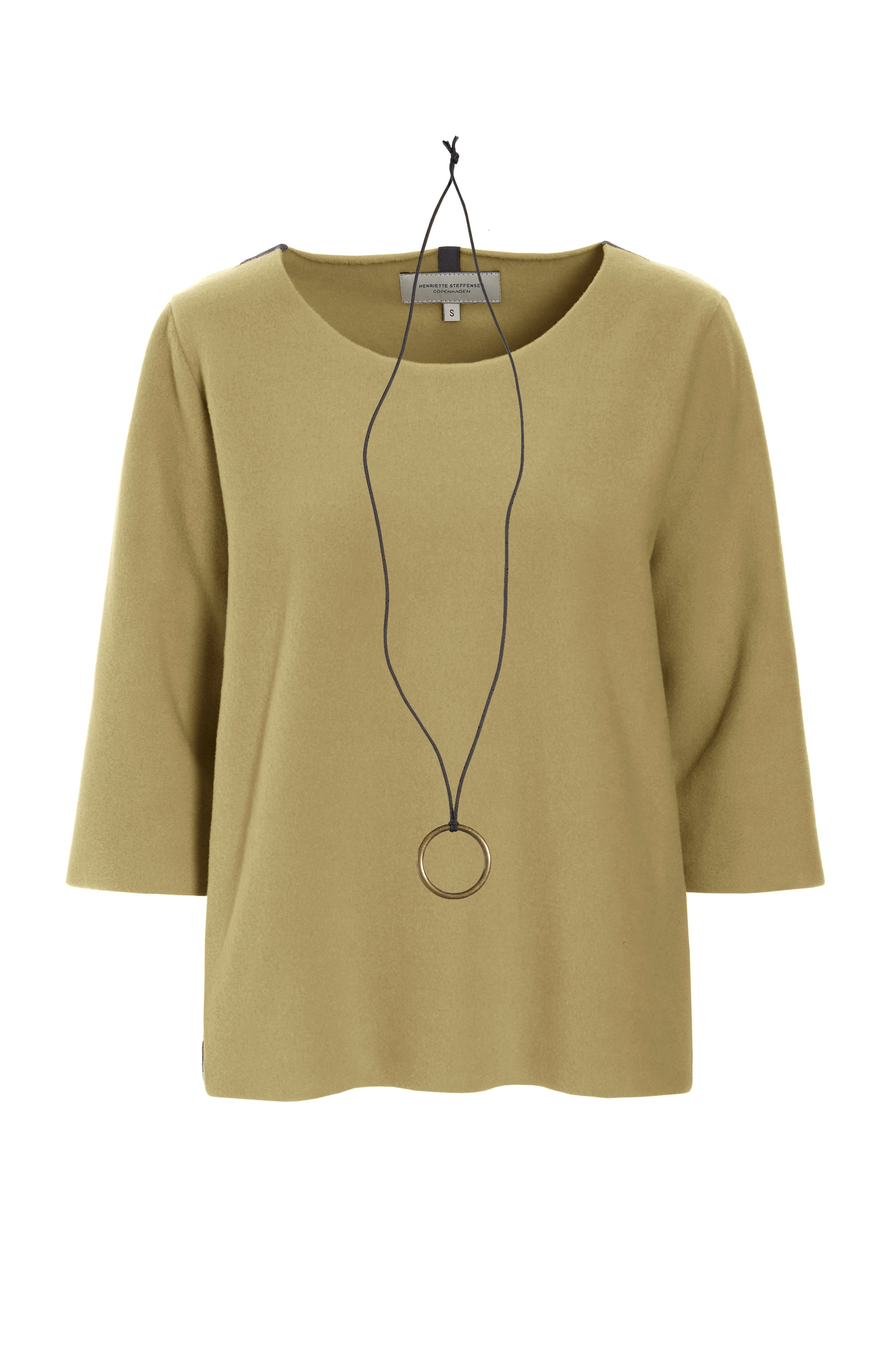 HENRIETTE STEFFENSEN COPENHAGEN BLUSE - 1368 BLUSER OLIVE 655