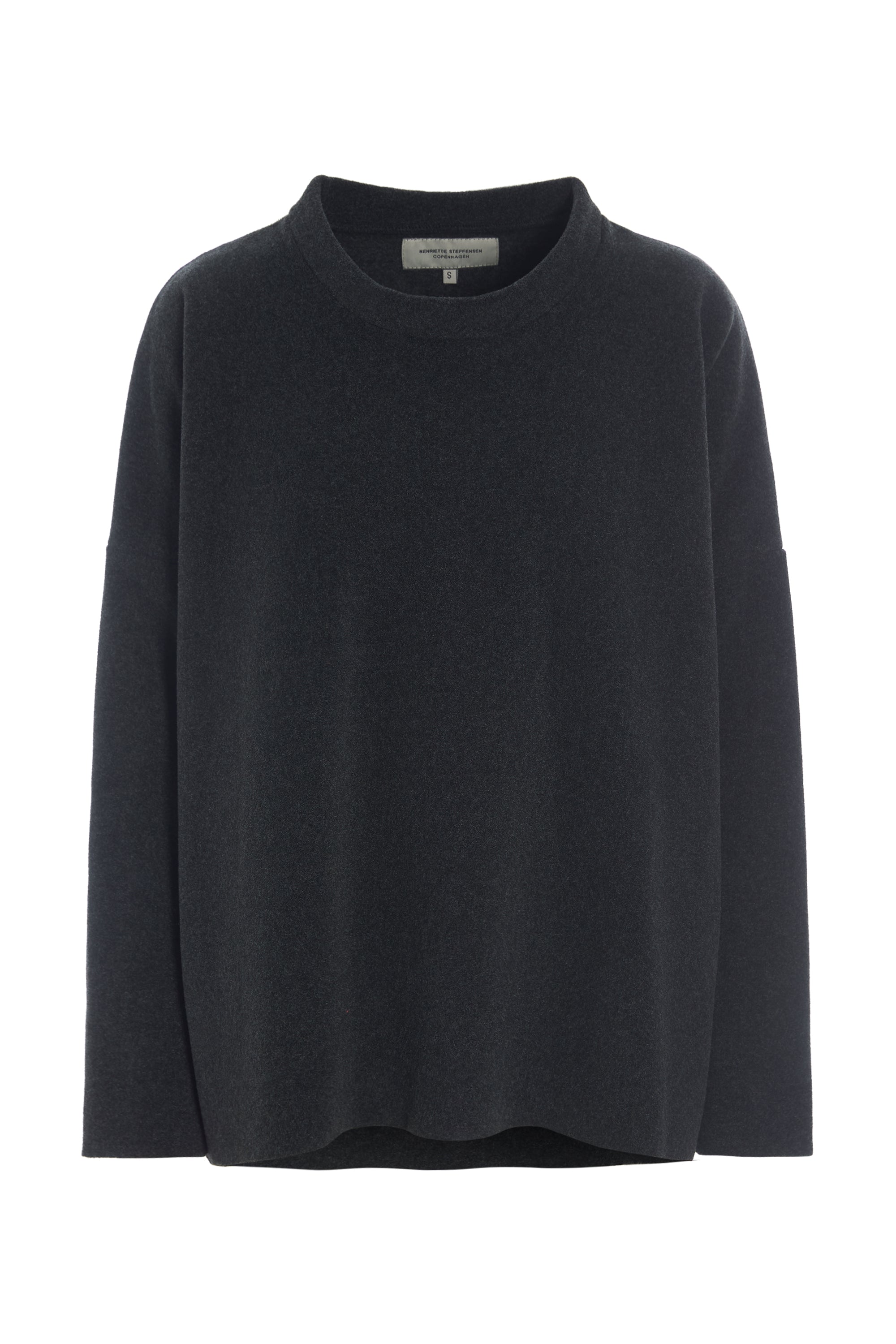 HENRIETTE STEFFENSEN COPENHAGEN BLUSE - 1405 BLUSER SOFT BLACK 914
