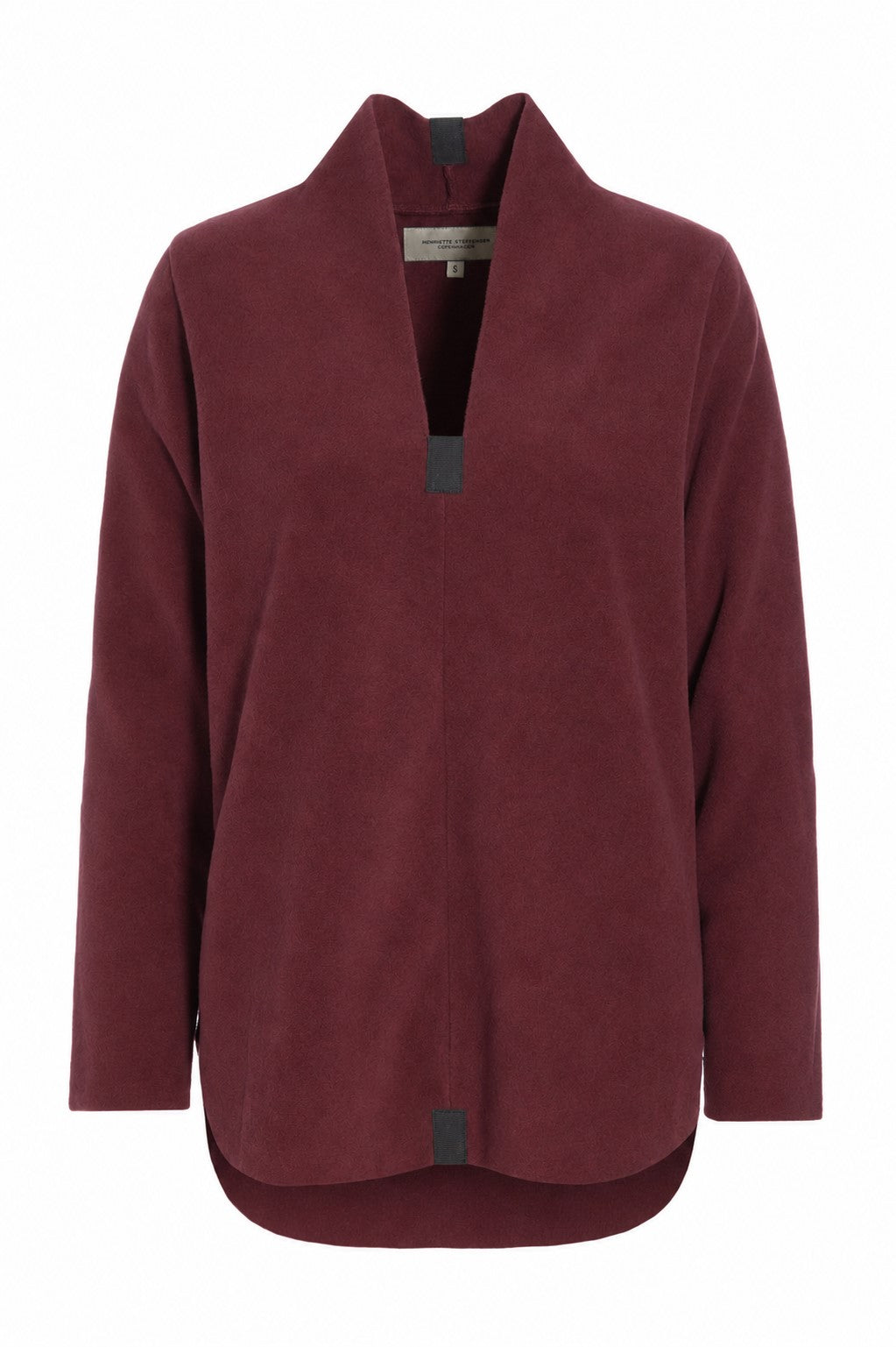 HENRIETTE STEFFENSEN COPENHAGEN BLUSE - 1414 BLUSER BORDEAUX 474