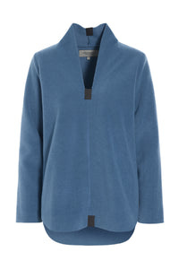 BLUSE - 1414 - DUSTY BLUE