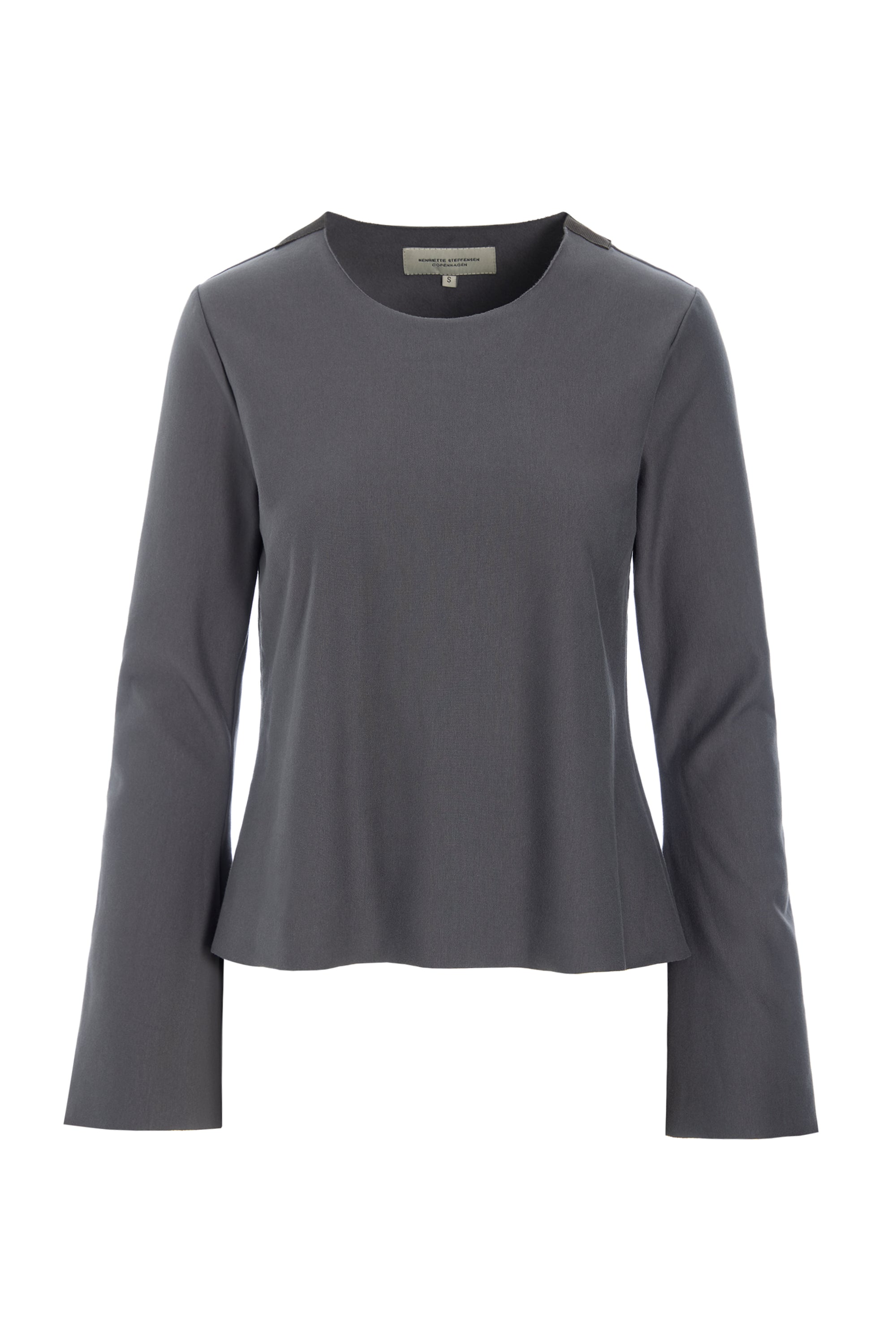 HENRIETTE STEFFENSEN COPENHAGEN BLUSE - 71023 BLUSER GREY 905