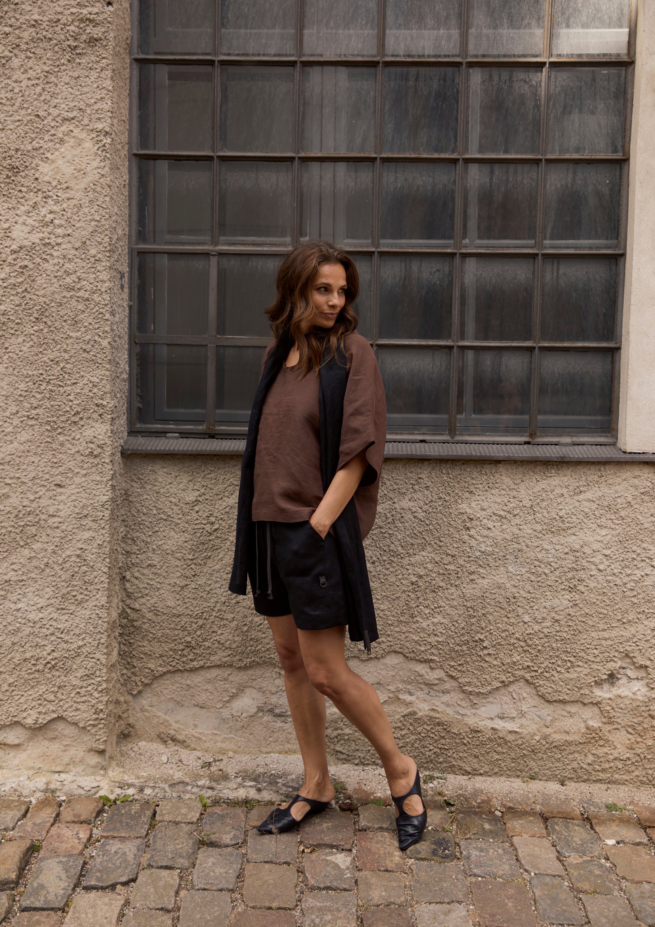 HENRIETTE STEFFENSEN COPENHAGEN BLUSE - 81003 BLUSER CHOCOLATE 844