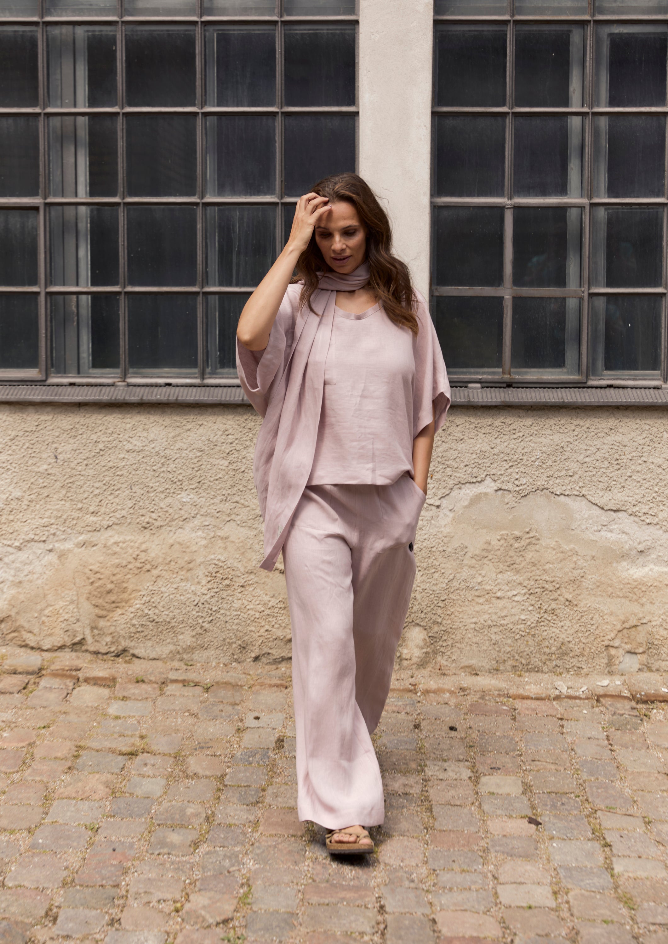 HENRIETTE STEFFENSEN COPENHAGEN BLUSE - 81003 BLUSER NUDE 401