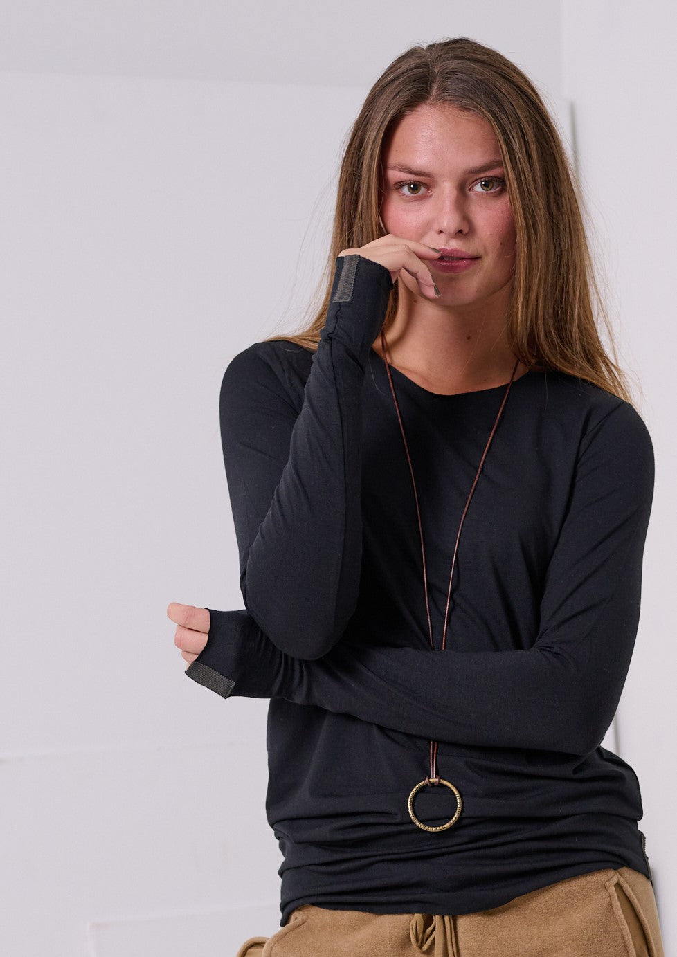 HENRIETTE STEFFENSEN COPENHAGEN BLUSE - 96046 BLUSER BLACK 900