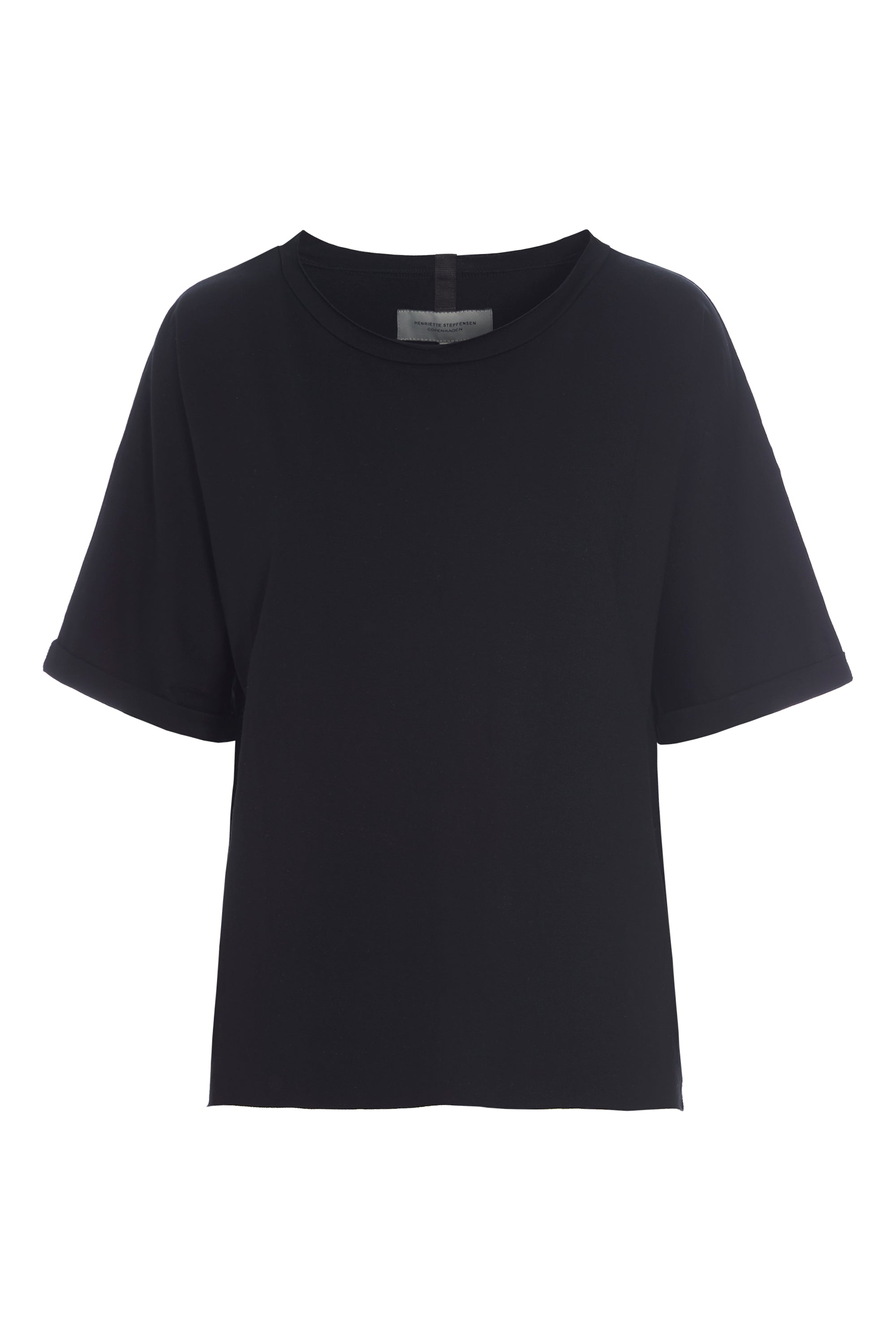HENRIETTE STEFFENSEN COPENHAGEN BLUSE - 96064 T-SHIRTS BLACK 900