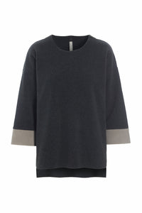 BLUSE 2 FARBIGE - 1371 - SB/ELEPHANT
